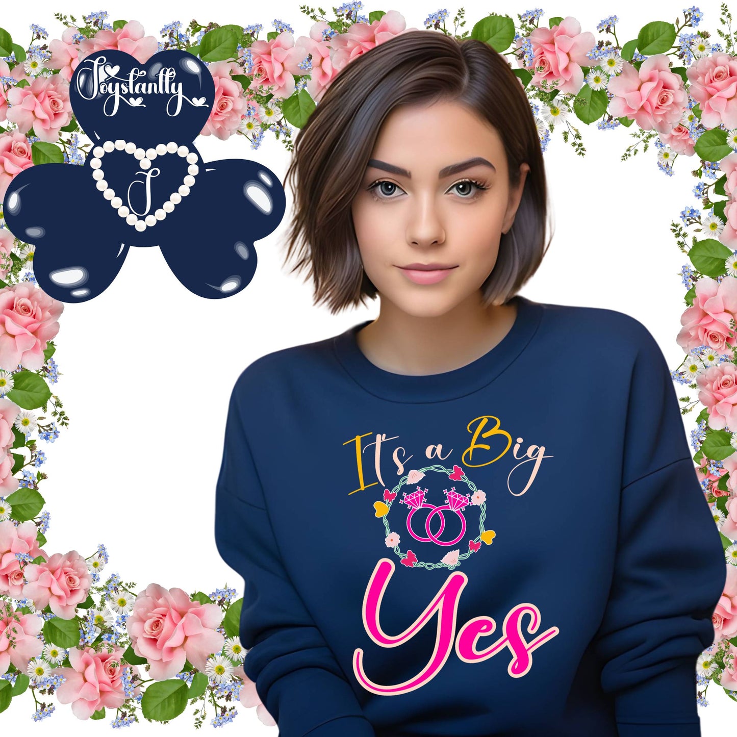 Bachelorette Party Navy Blue Sweatshirt