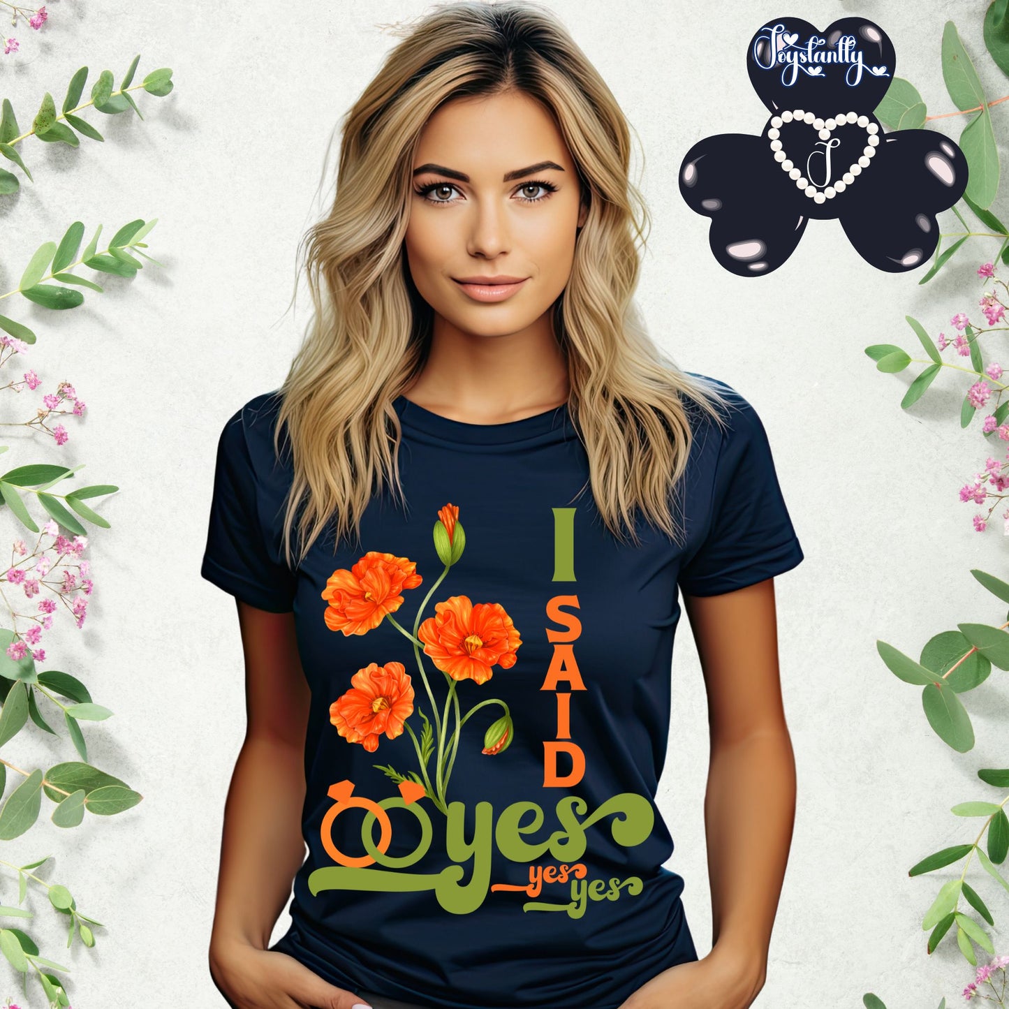 Bachelorette Navy Blue T-Shirt
