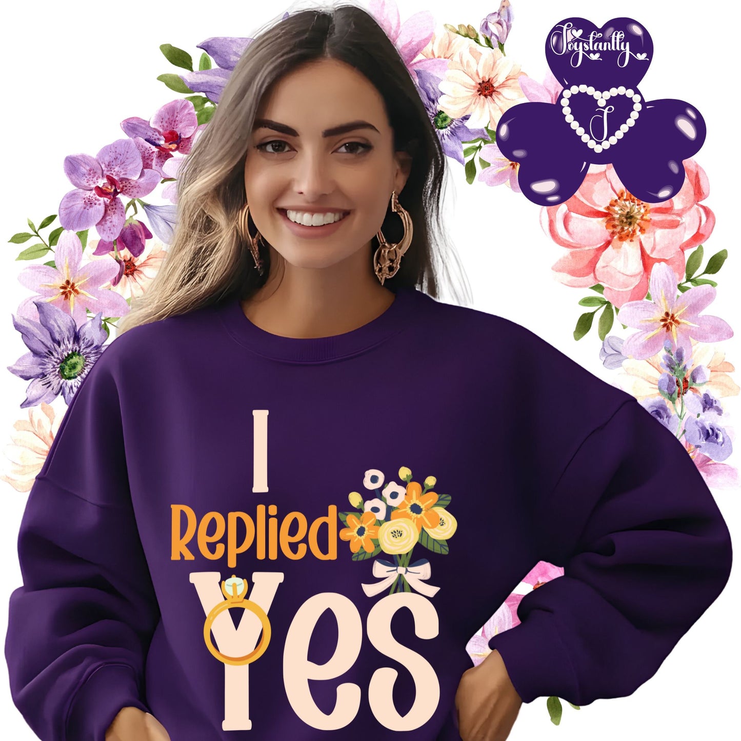 Bachelorette Party Purple Sweatshirt
