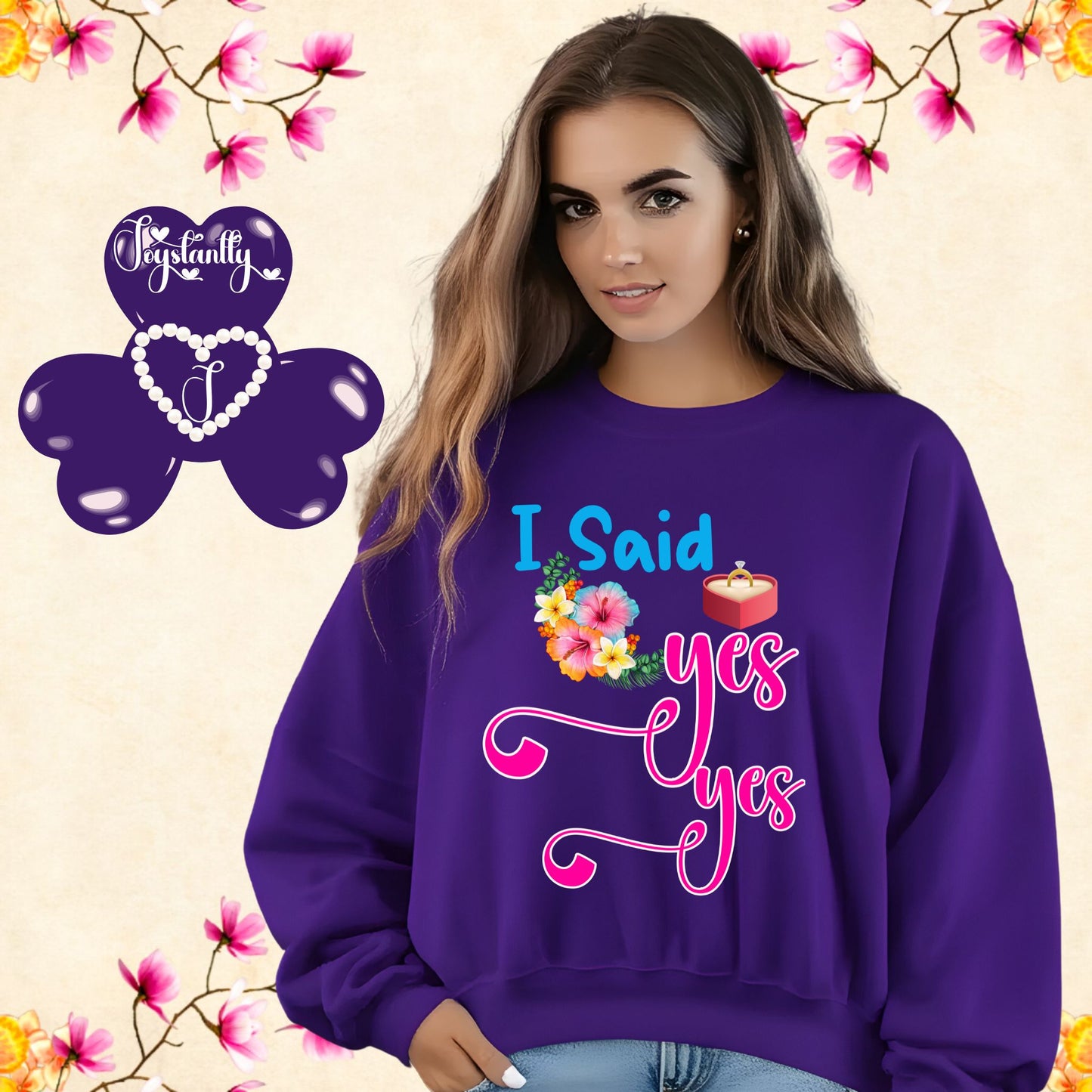 Bachelorette Party Purple Sweatshirt