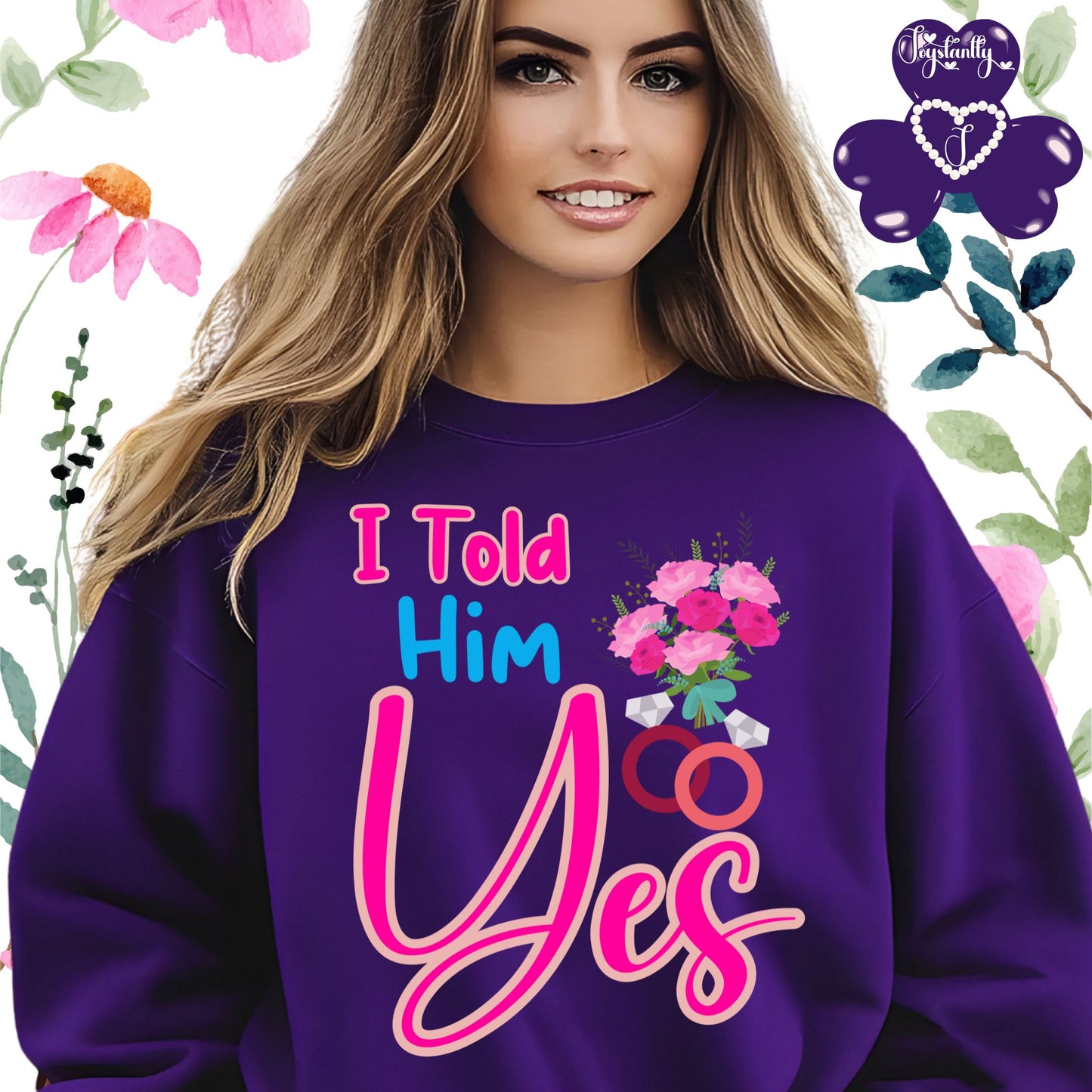 Bachelorette Party Purple Sweatshirt