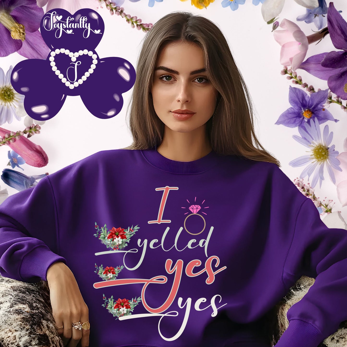Bachelorette Party Purple Sweatshirt