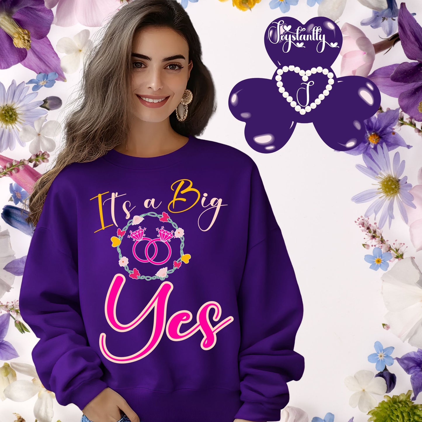 Bachelorette Party Purple Sweatshirt