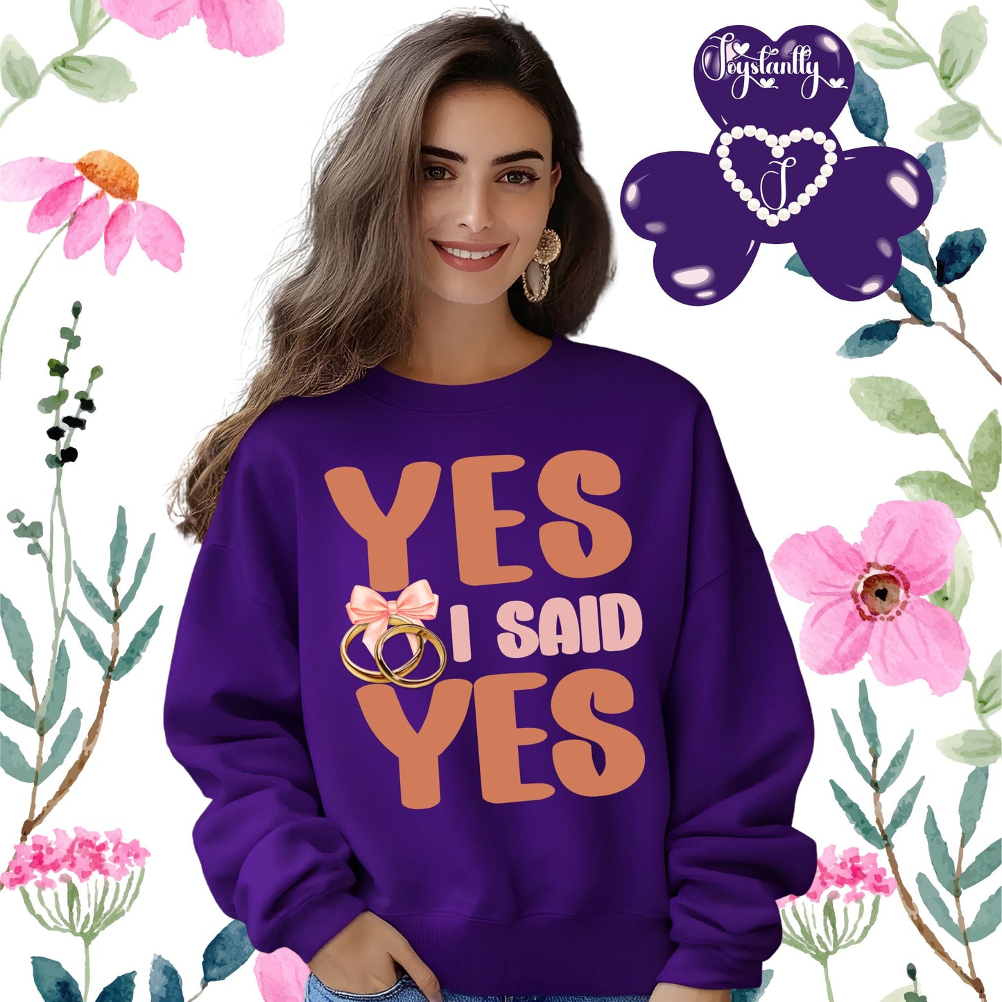 Bachelorette Party Purple Sweatshirt