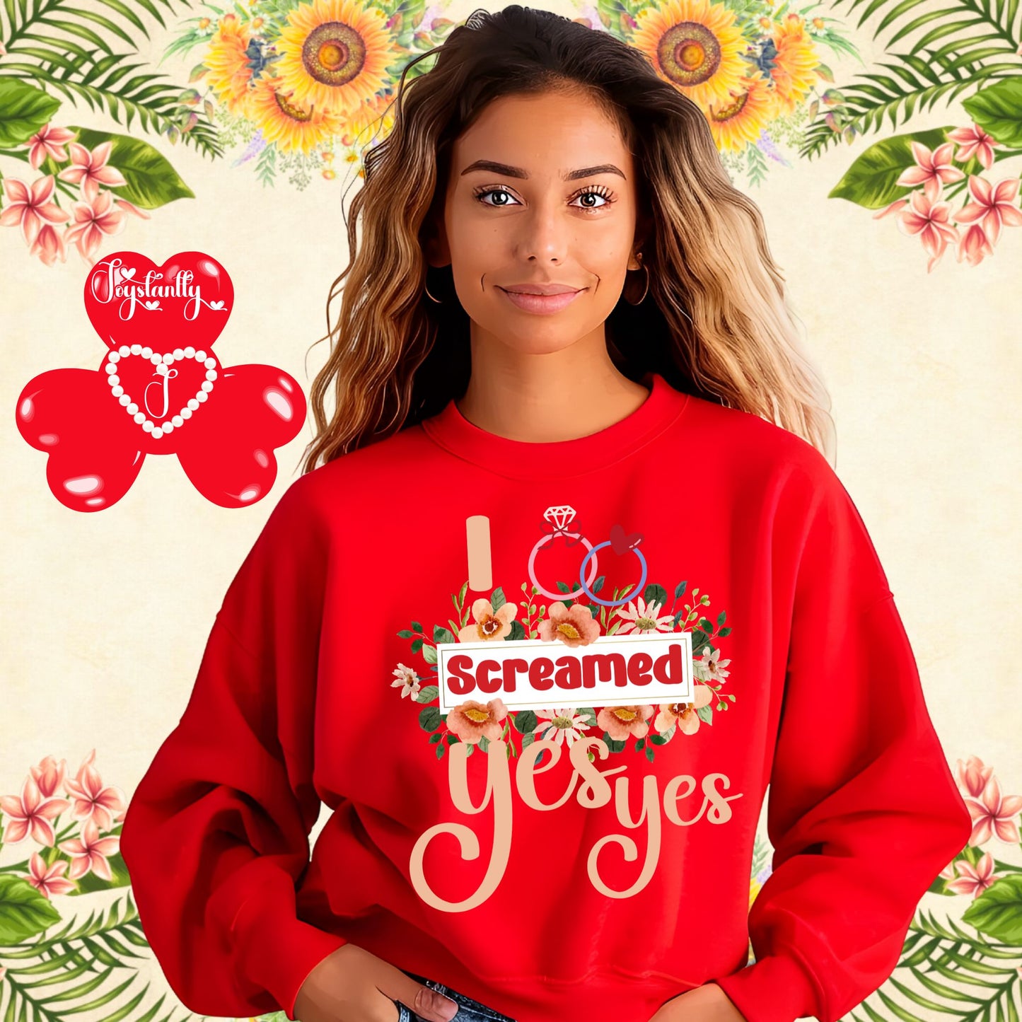 Bachelorette Party Red Sweatshirt