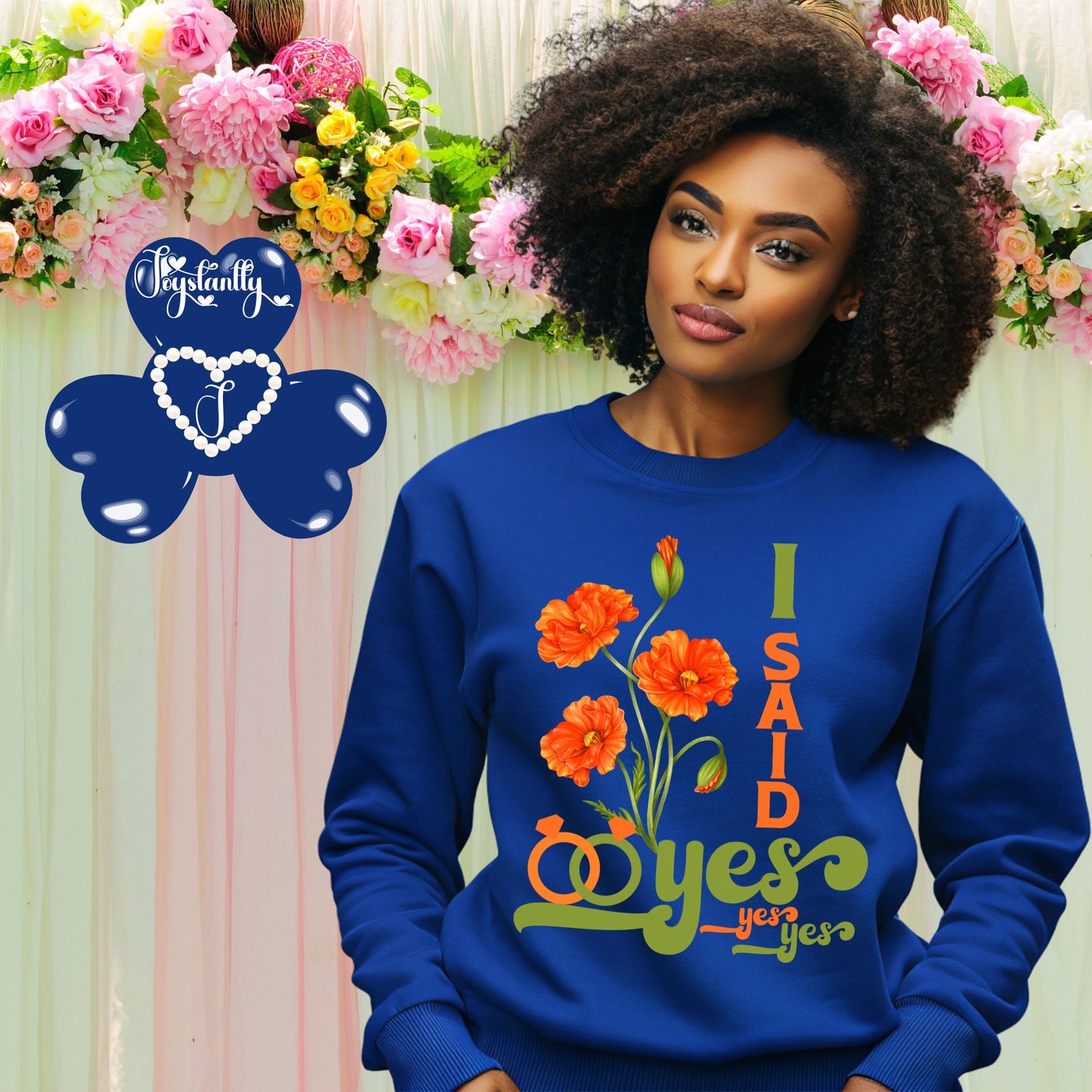Bachelorette Party Royal Blue Sweatshirt