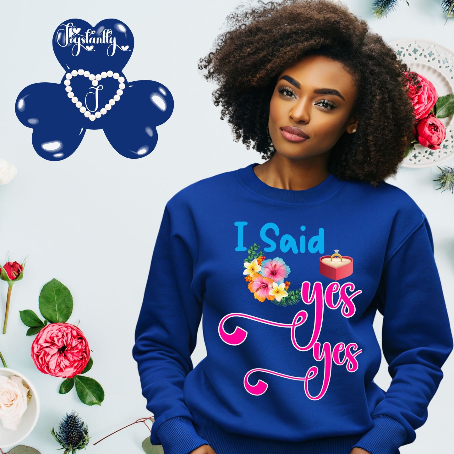 Bachelorette Party Royal Blue Sweatshirt