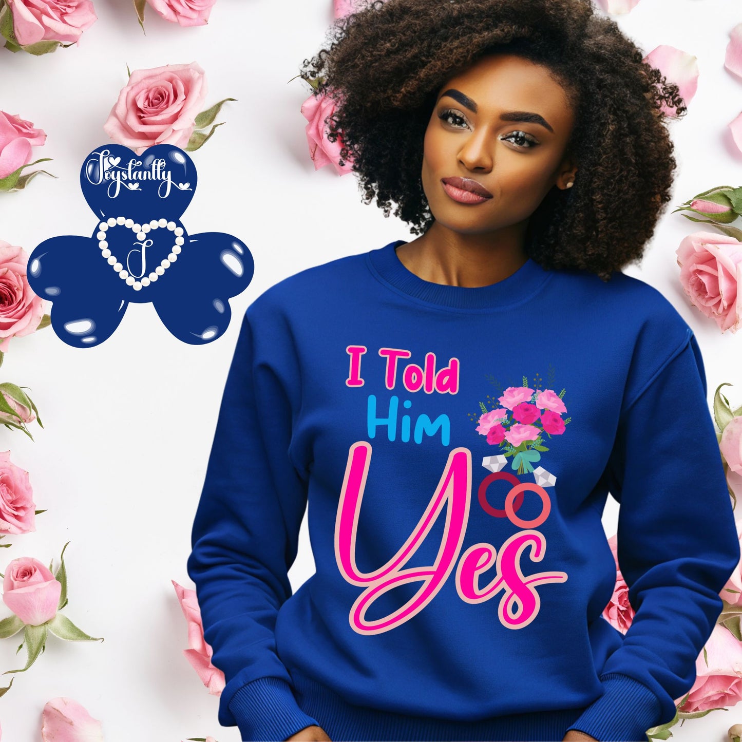 Bachelorette Party Royal Blue Sweatshirt