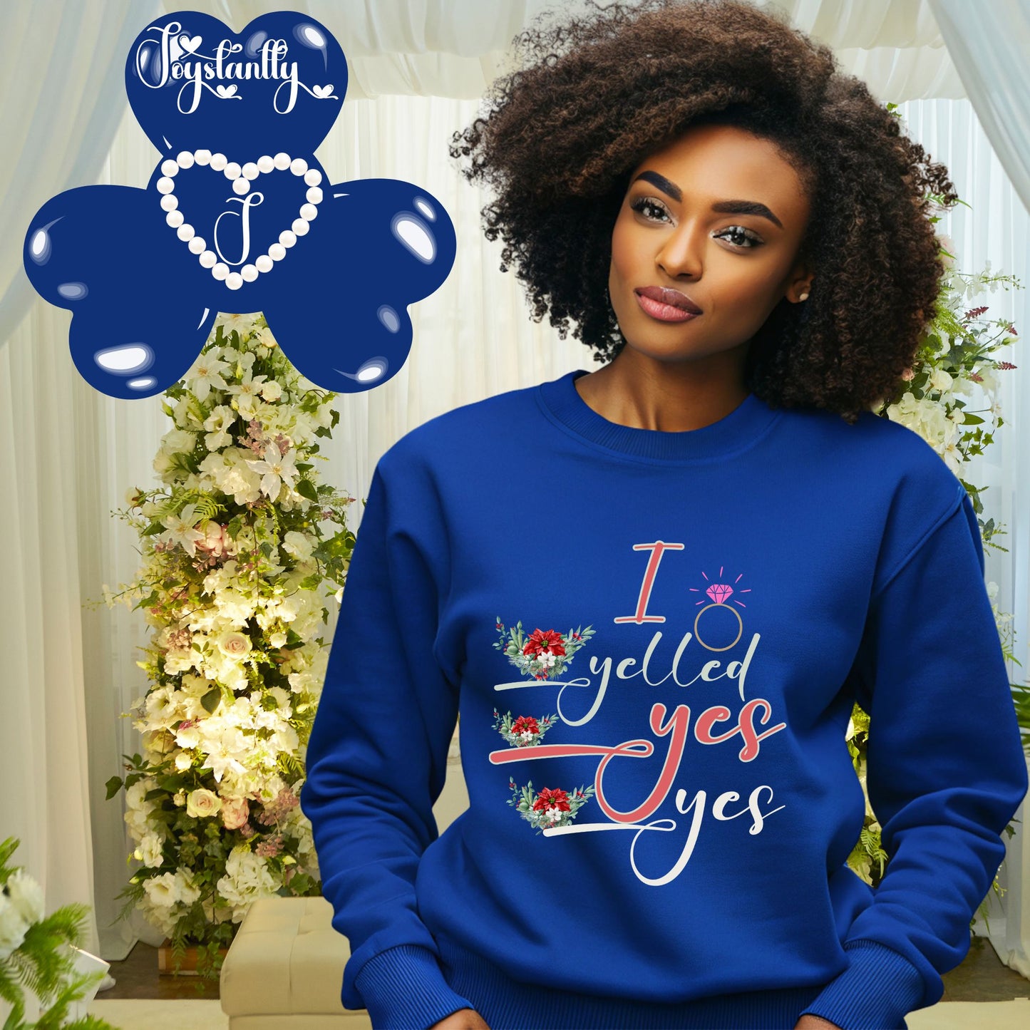 Bachelorette Party Royal Blue Sweatshirt