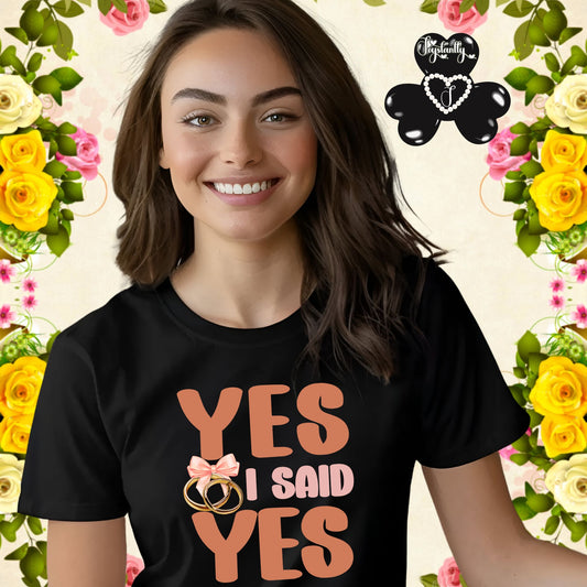 Engagement Party Black Shirt