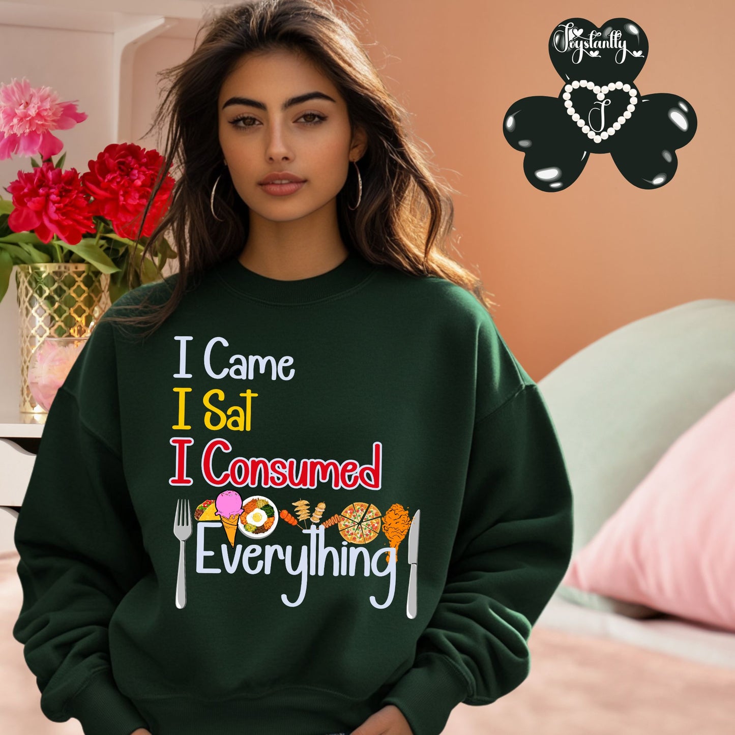 Funny Bridal Party Forest Green Sweatshirt