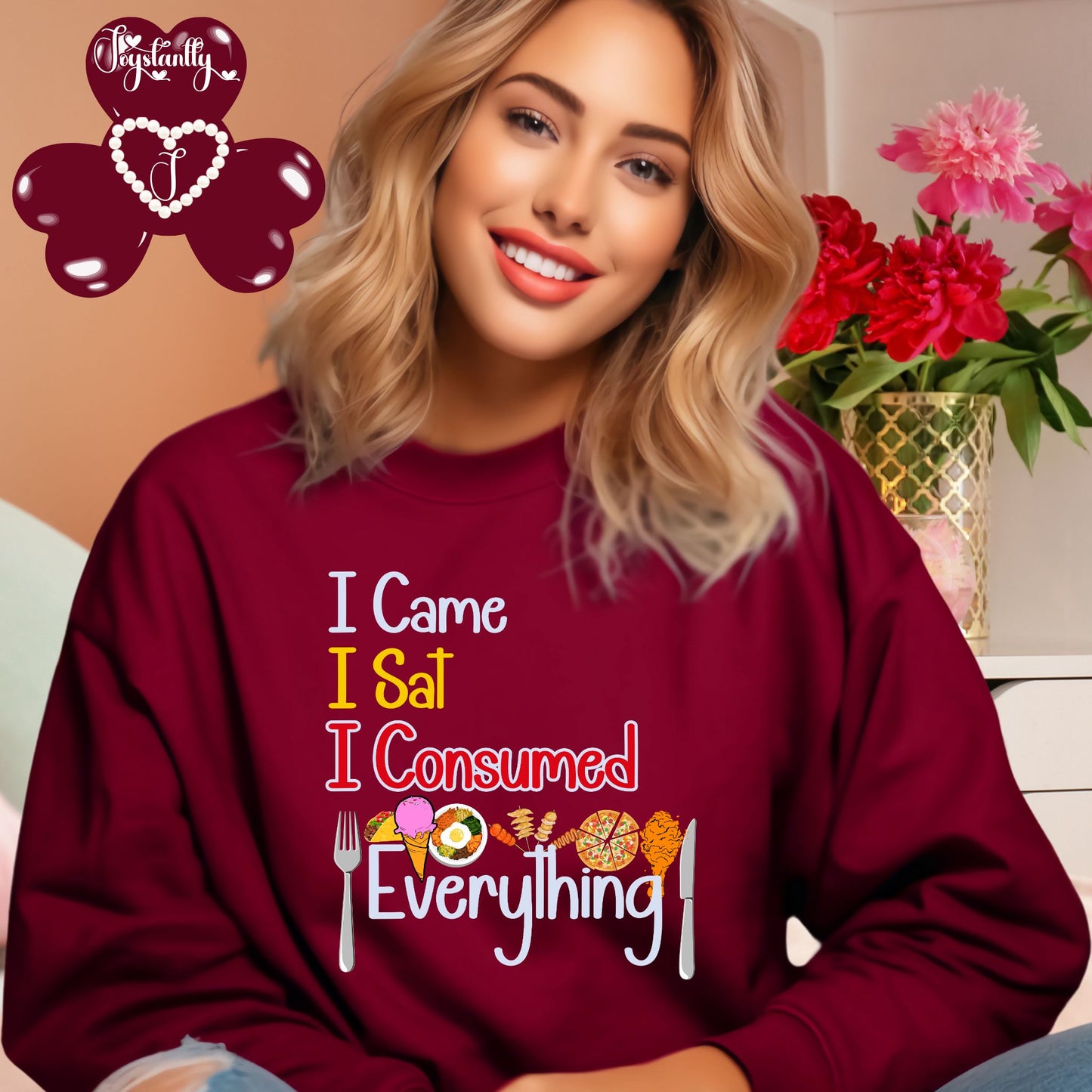 Funny Bridal Party Maroon Sweatshirt