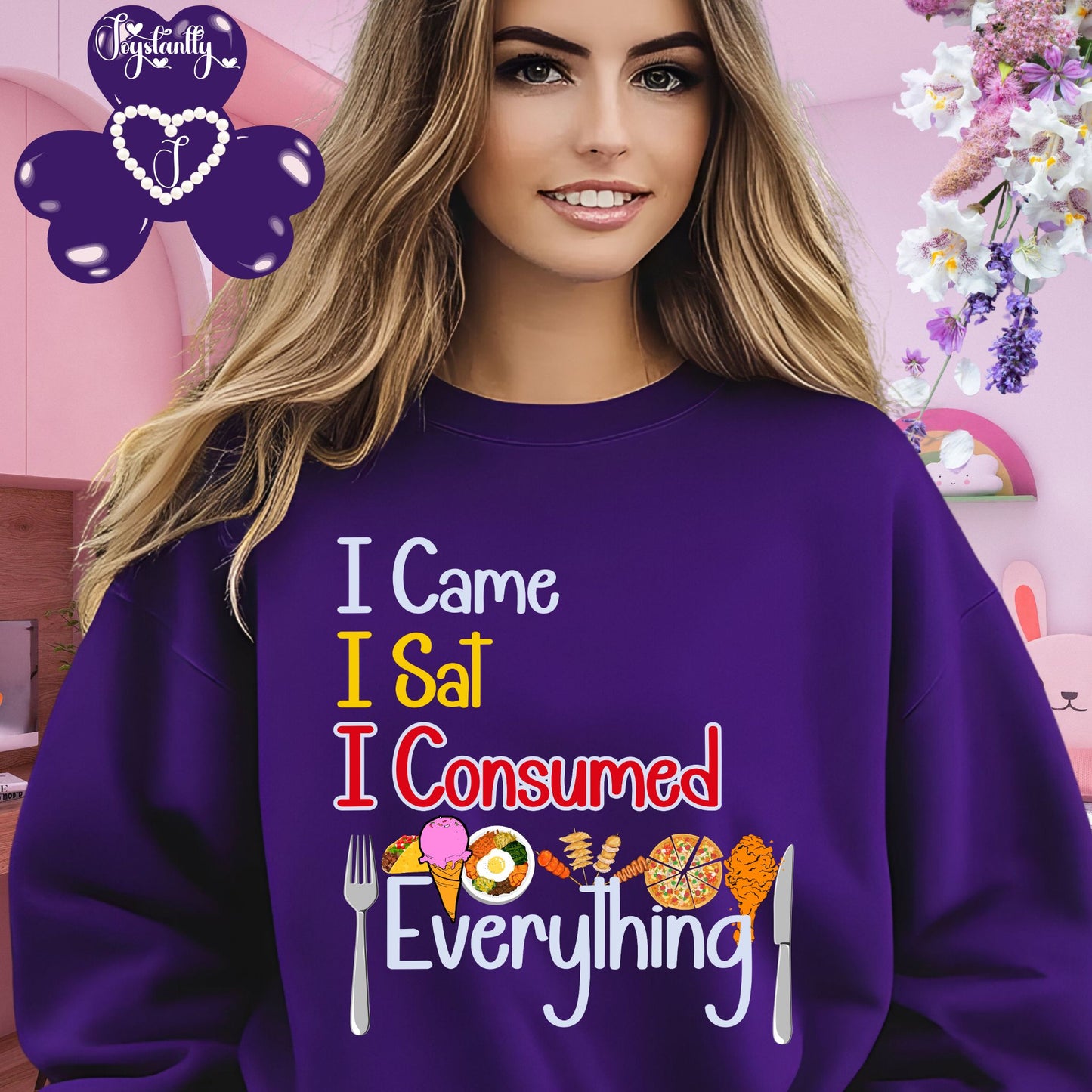 Funny Bridal Party Purple Sweatshirt