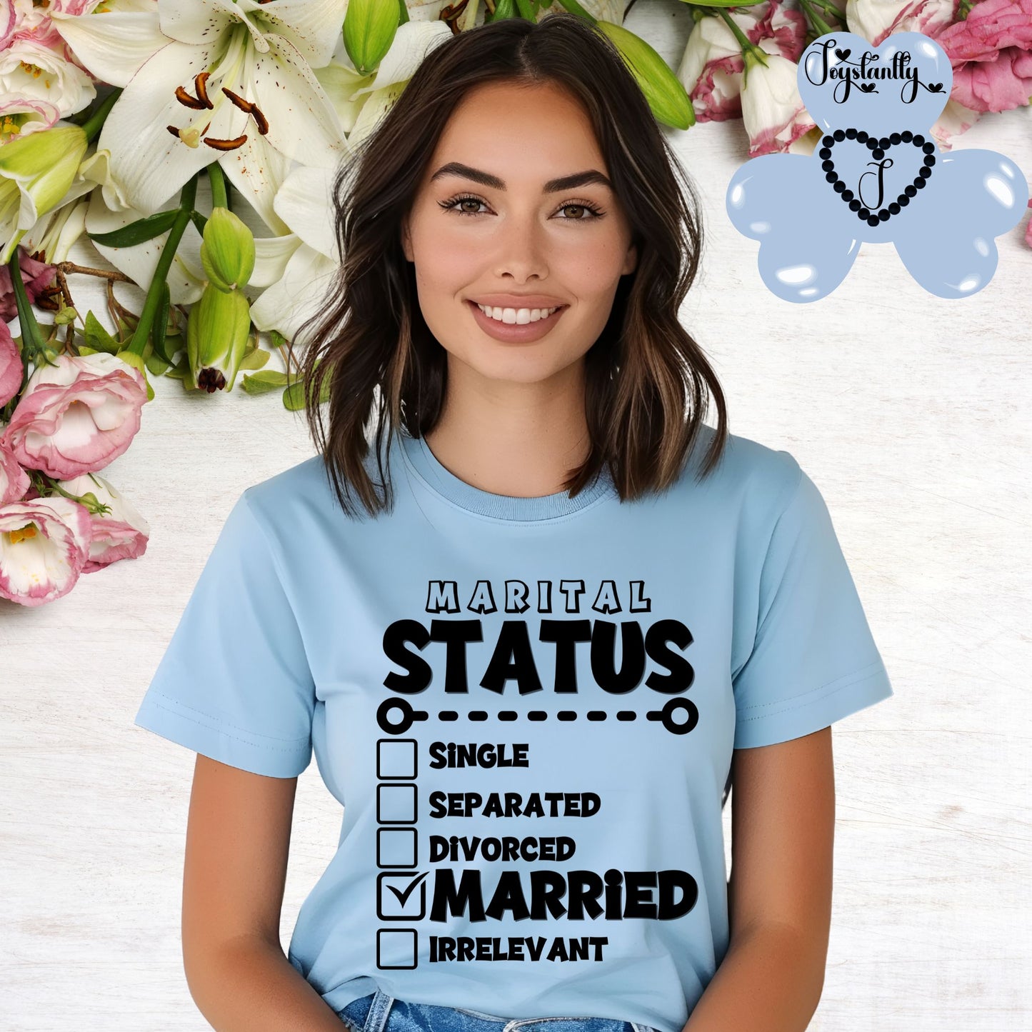 Bride Honeymoon Baby Blue T-shirt