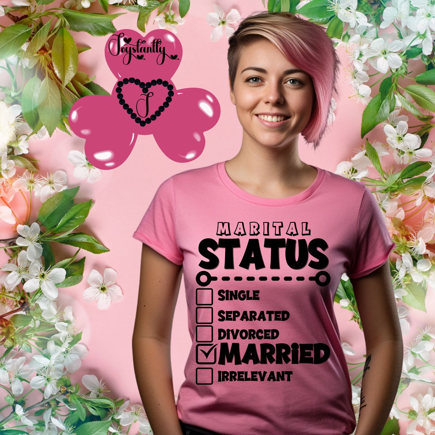 Bride Honeymoon Charity Pink T-shirt