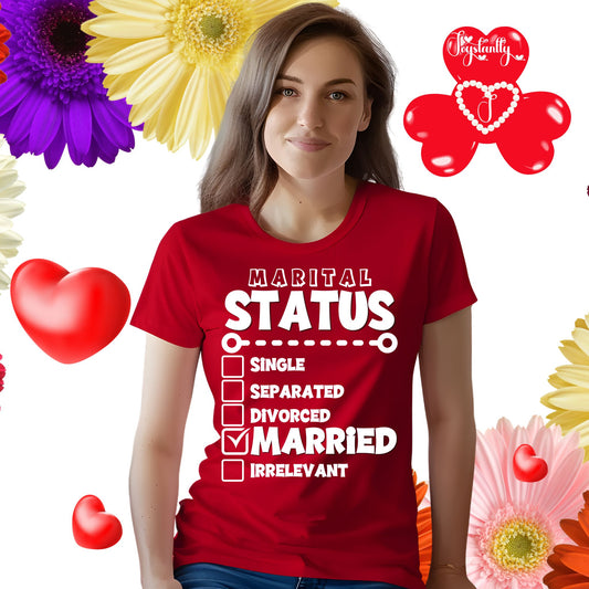 Bride Honeymoon Red T-shirt