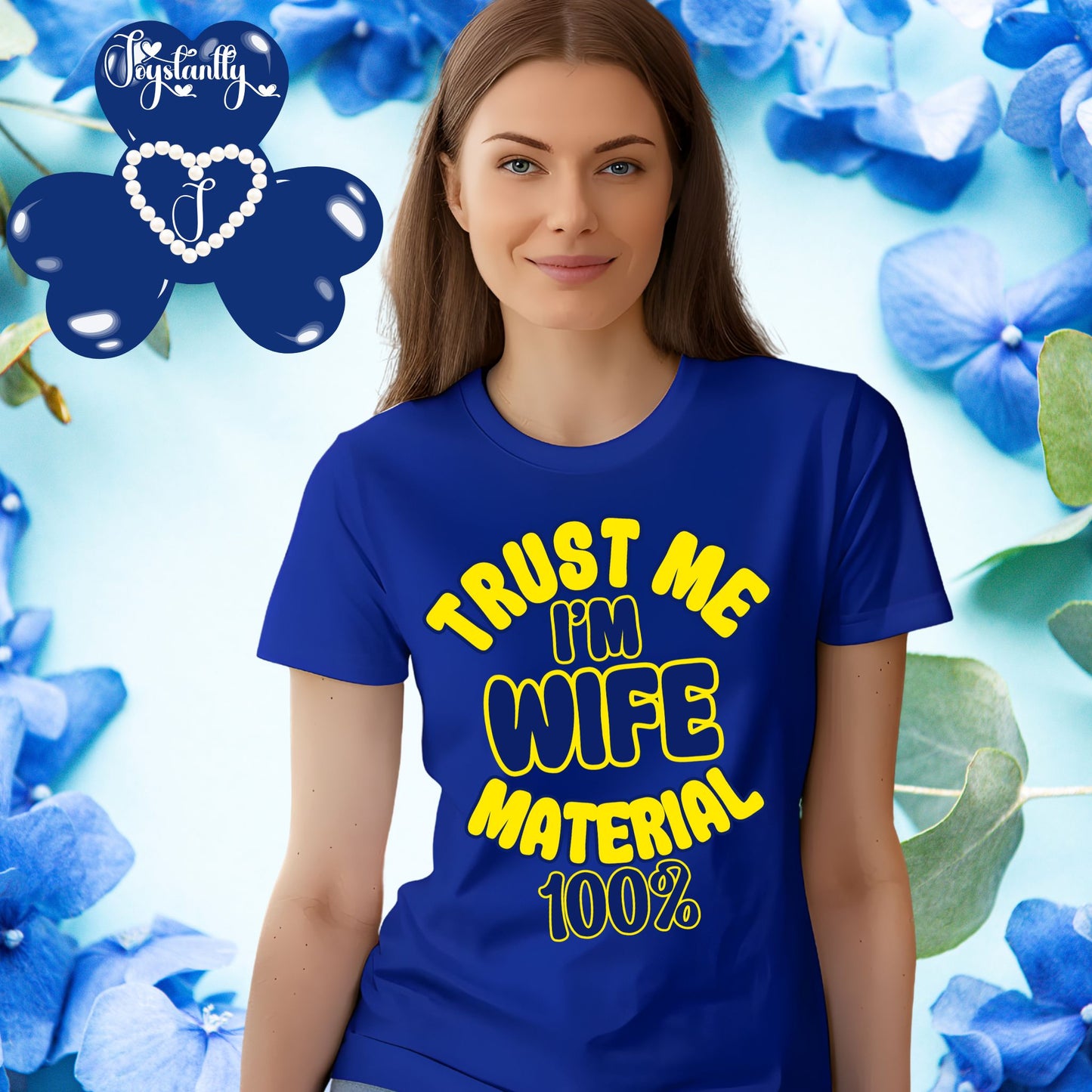Royal Blue T-shirt. Funny T-shirt for Engagement Party.