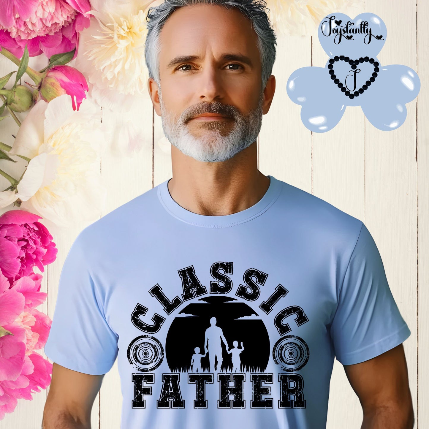 Baby Blue Shirt. Perfect Shirt For Diligent Dads