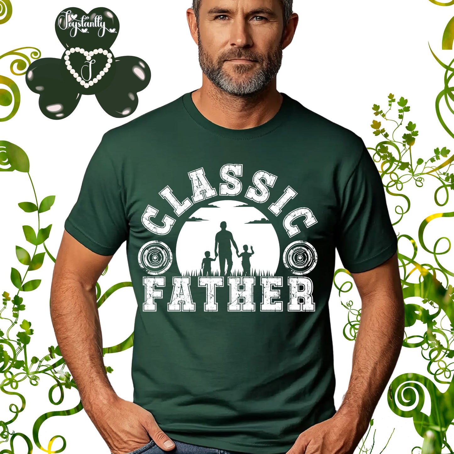 Forest Green Shirt. Perfect Shirt For Diligent Dads