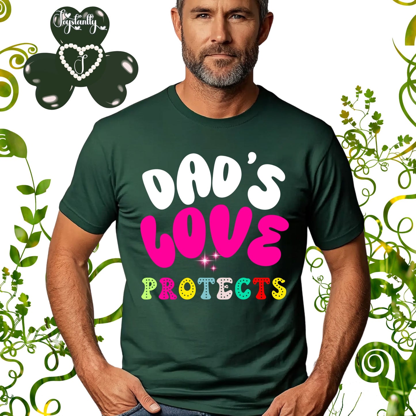 Forest Green Shirt. Perfect Shirt For Doting Dads