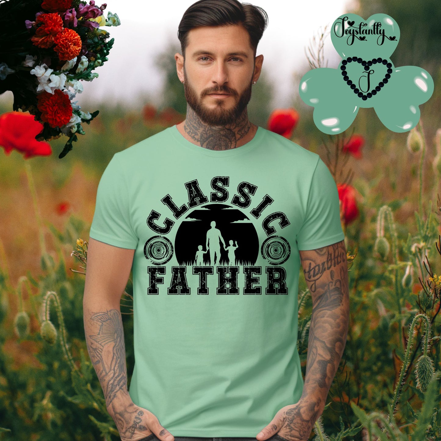 Heather Mint Shirt. Perfect Shirt For Diligent Dads