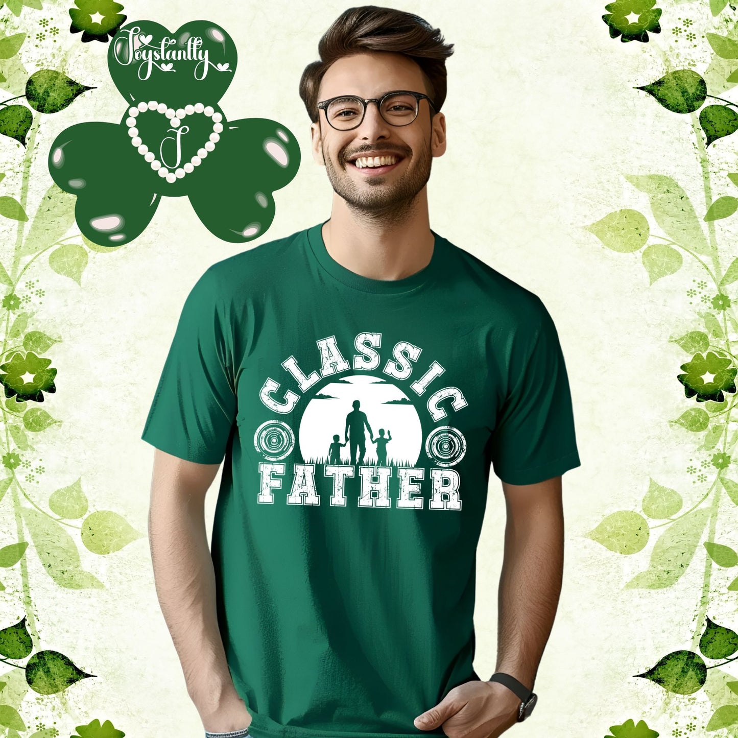 Kelly Green Shirt. Perfect Shirt For Diligent Dads