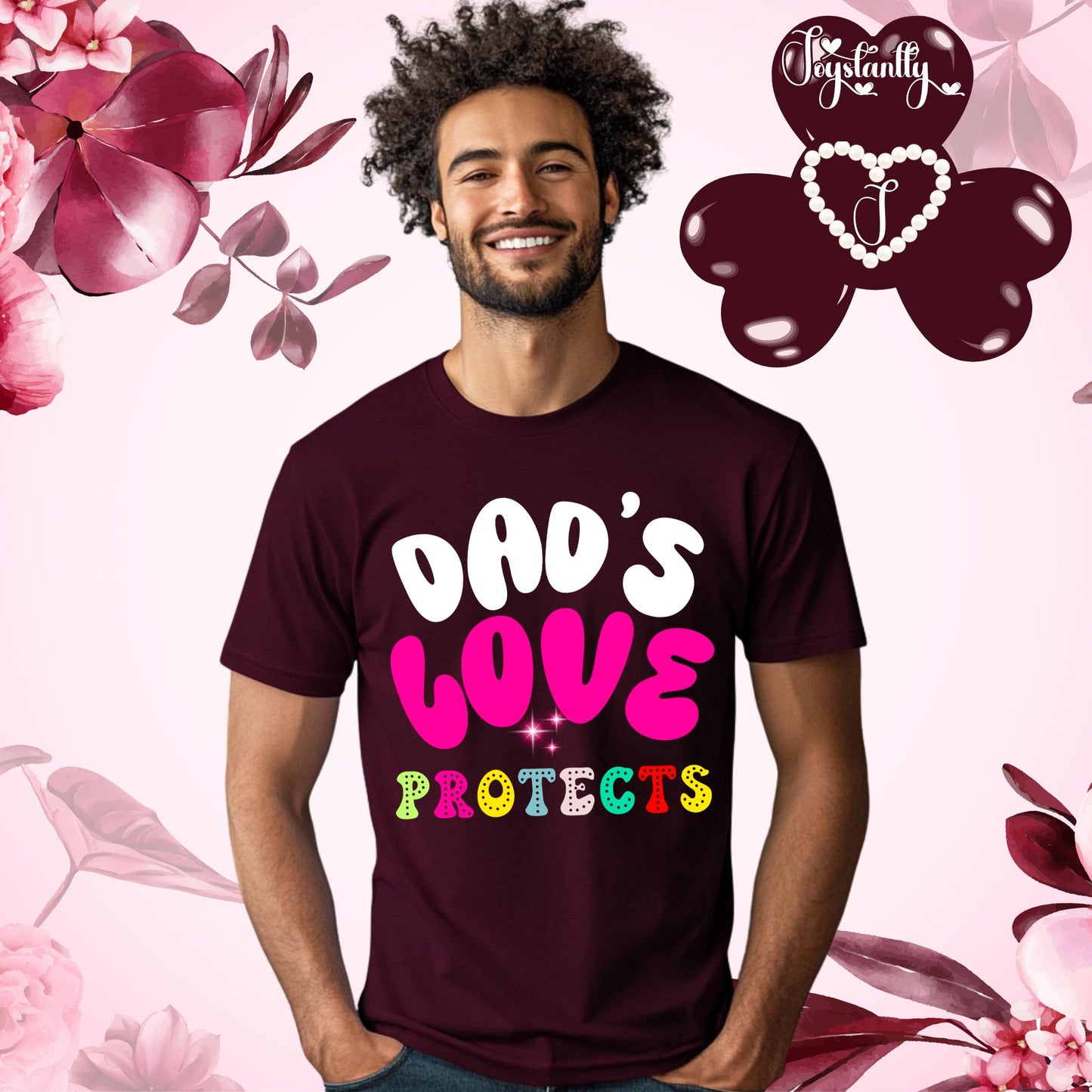 Maroon Shirt. Perfect Shirt For Doting Dads