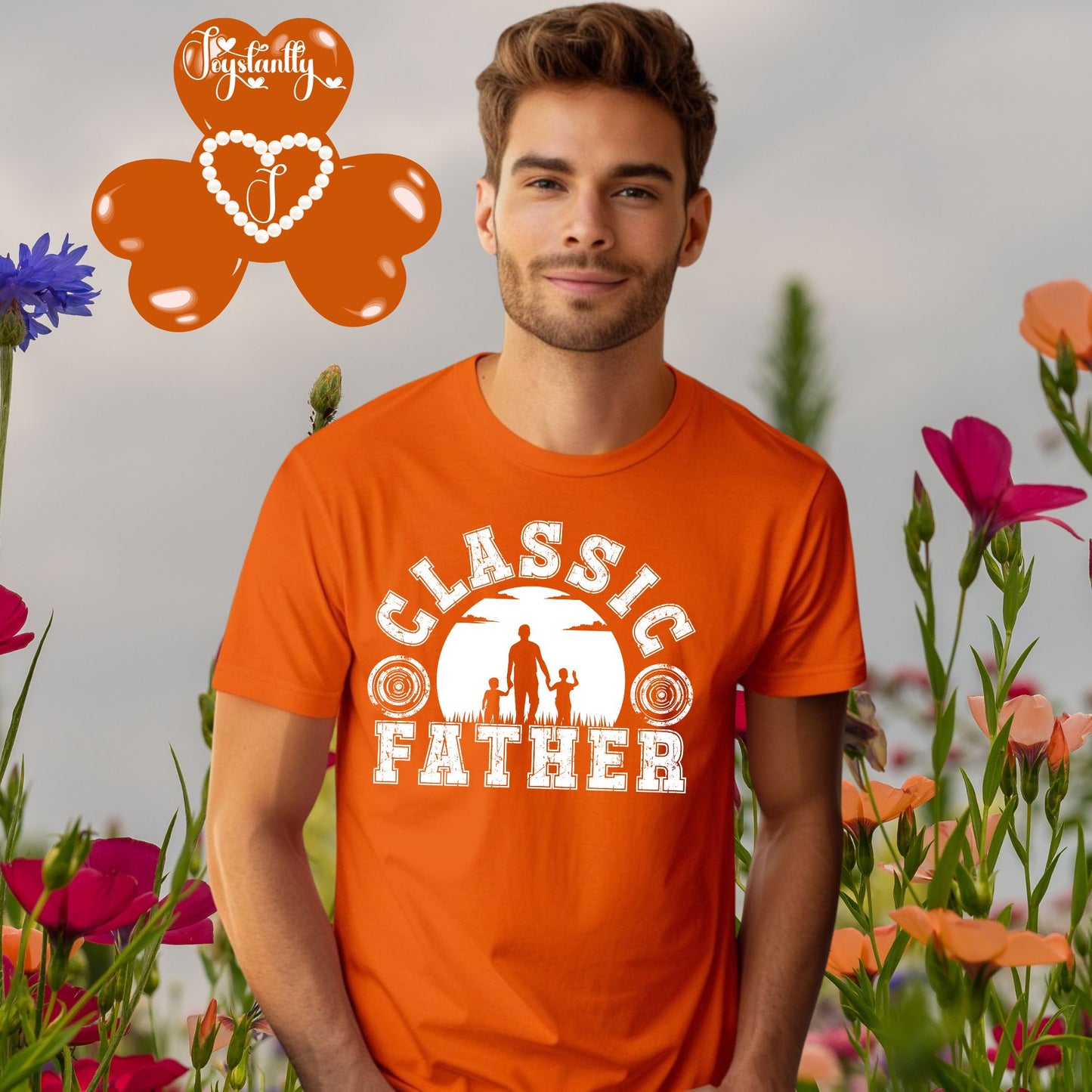 Orange Shirt. Perfect Shirt For Diligent Dads