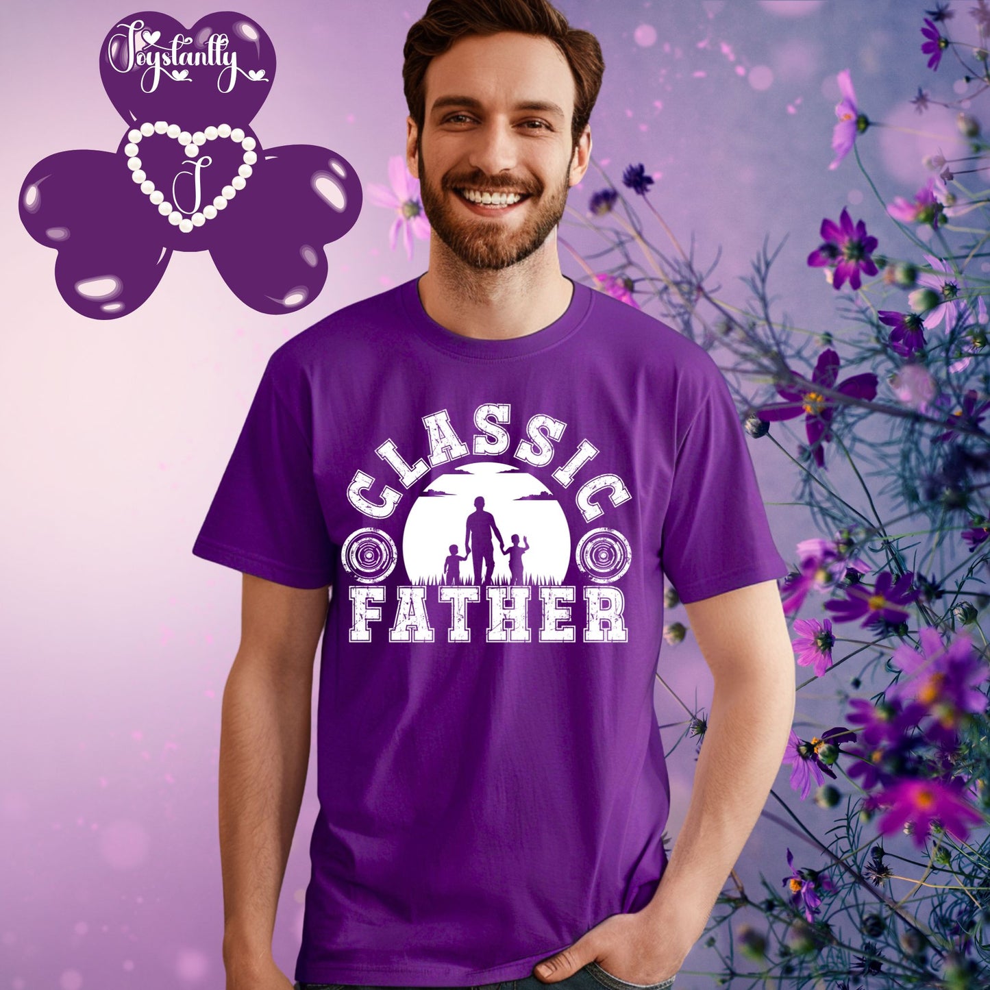 Purple Shirt. Perfect Shirt For Diligent Dads
