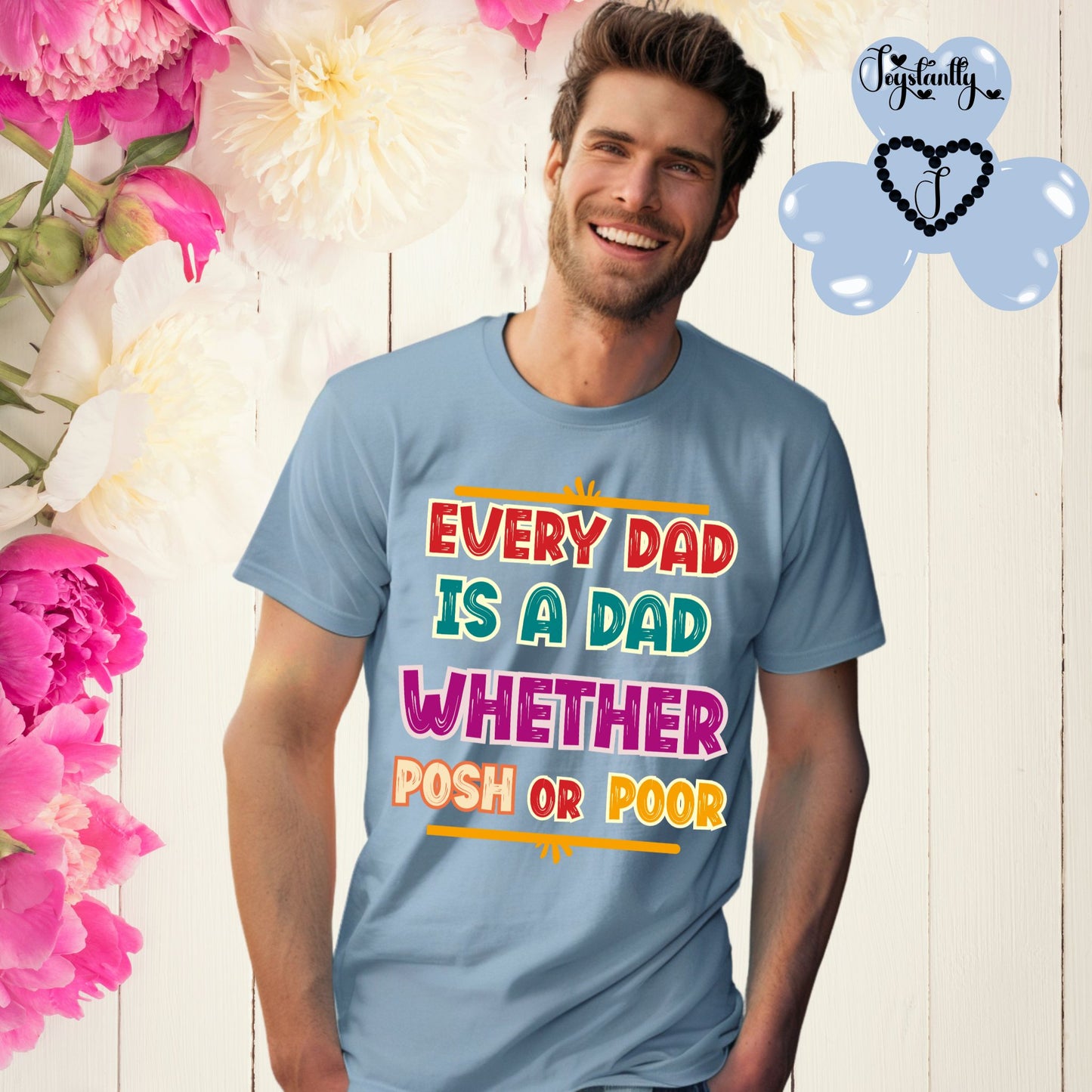 Baby Blue Shirt. Perfect Shirt For Witty Dads
