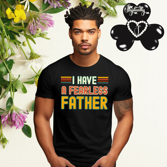 Black Shirt. Perfect Shirt To Honor Daring Dads.