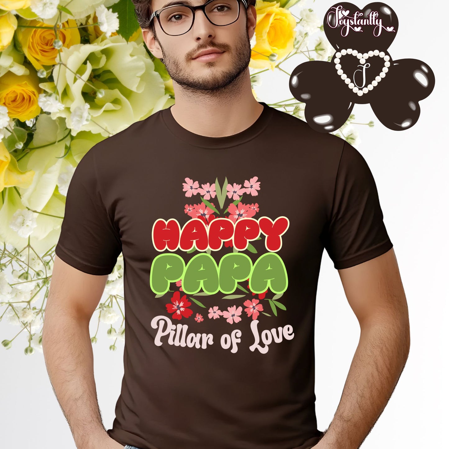 Brown Shirt. Perfect Shirt For Happy Dads.