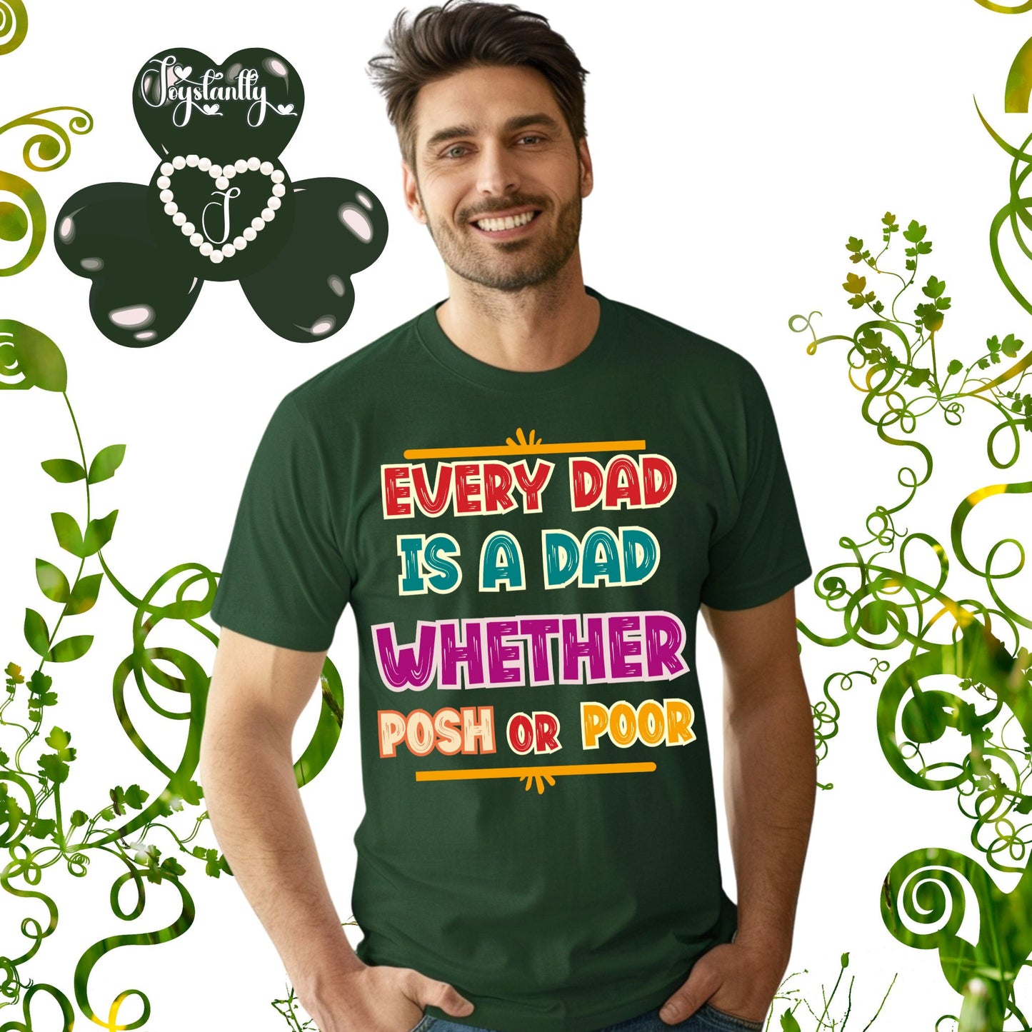 Forest Green Shirt. Perfect Shirt For Witty Dads
