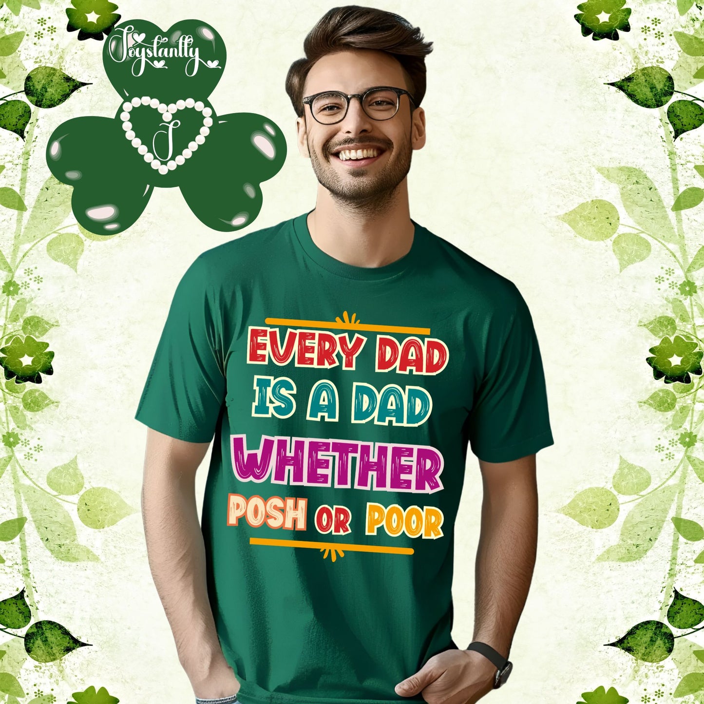 Kelly Green Shirt. Perfect Shirt For Witty Dads