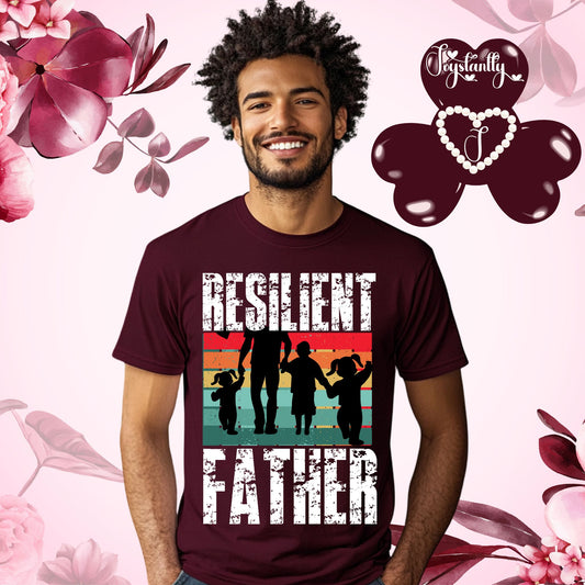 Maroon Shirt. Perfect Shirt For Strong Dads.