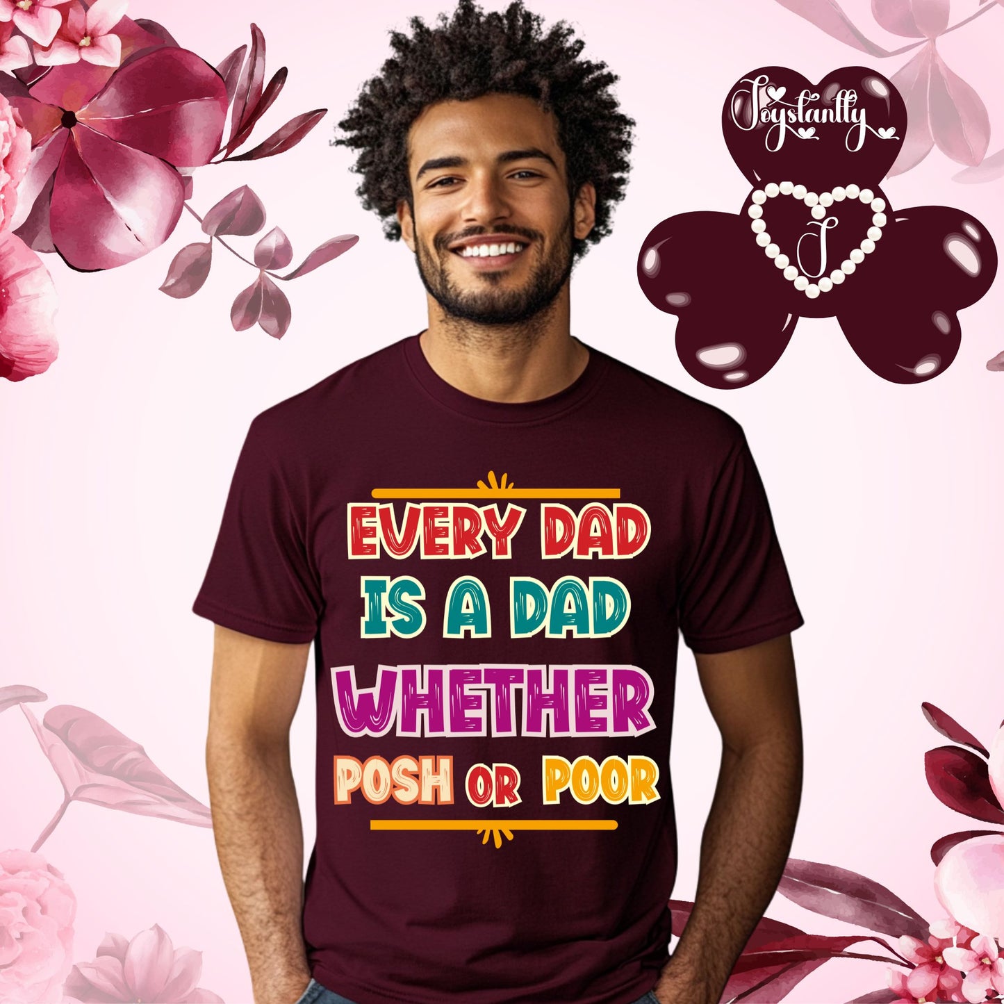 Maroon Shirt. Perfect Shirt For Witty Dads