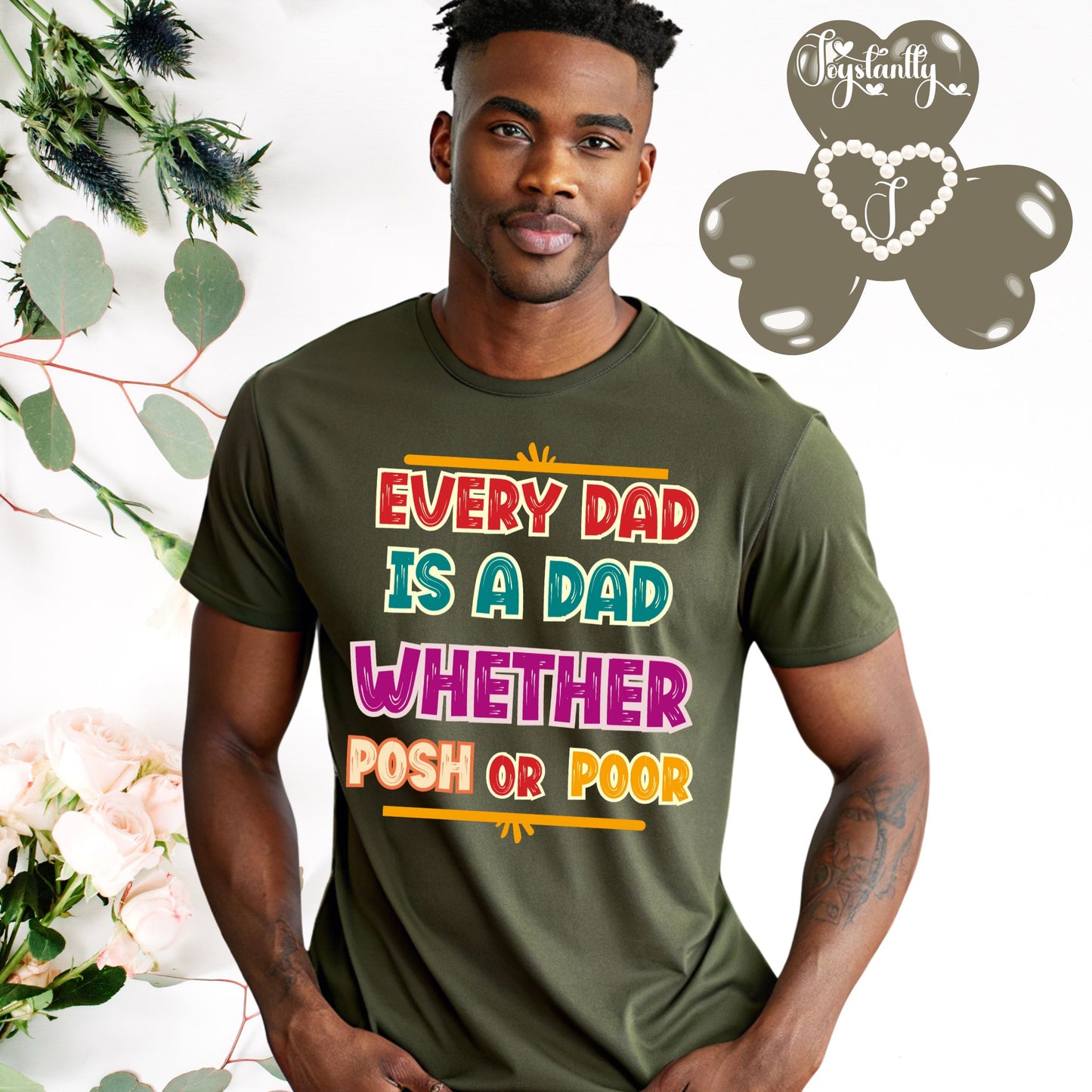 Military Green Shirt. Perfect Shirt For Witty Dads