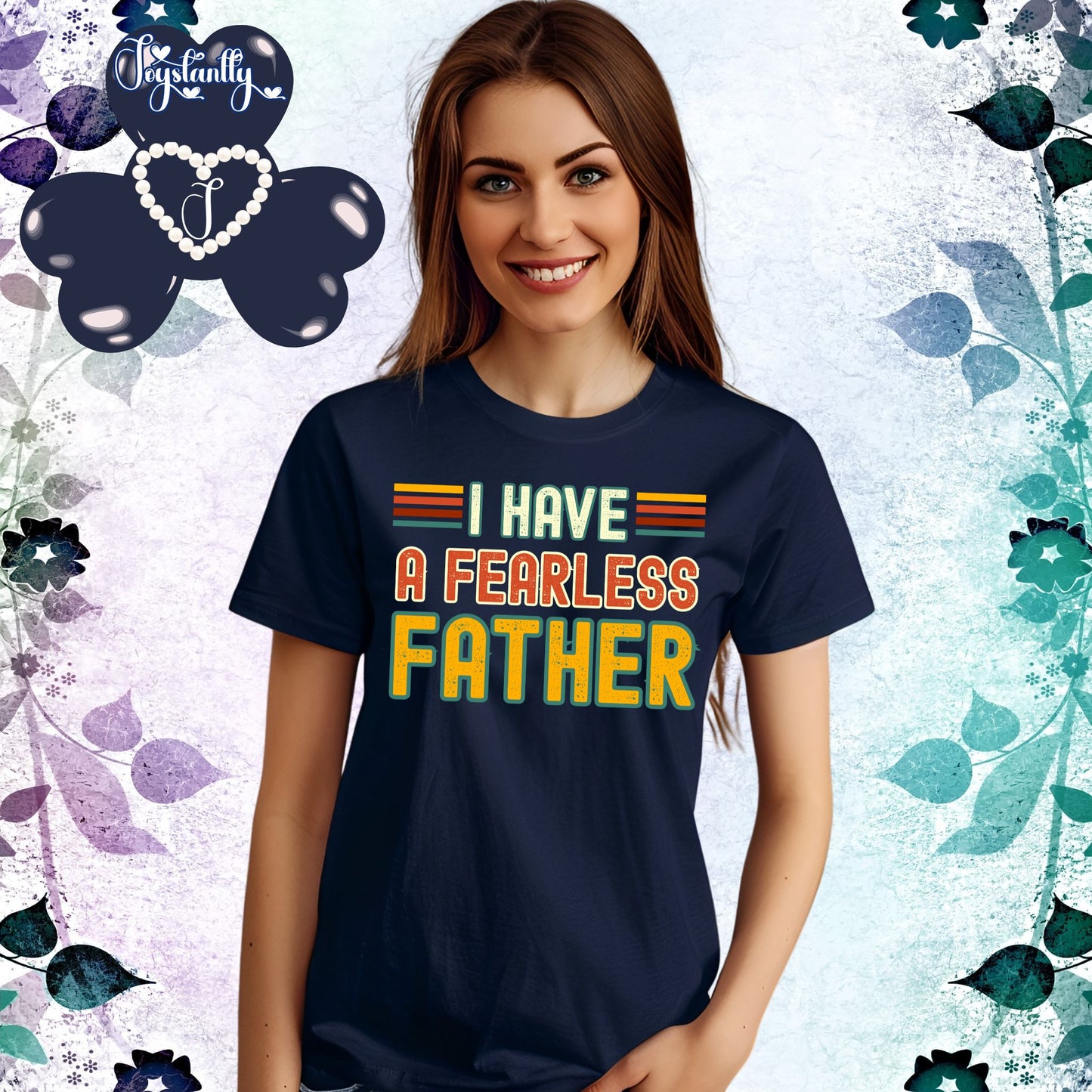 Navy Blue Shirt. Perfect Shirt To Honor Daring Dads.