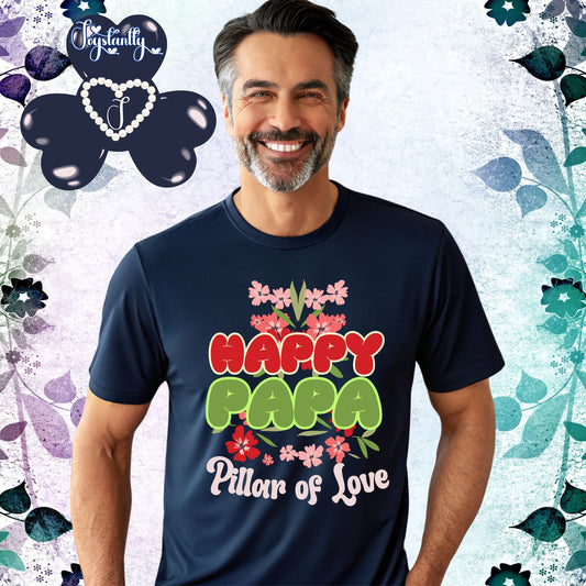 Navy Blue Shirt. Perfect Shirt For Happy Dads