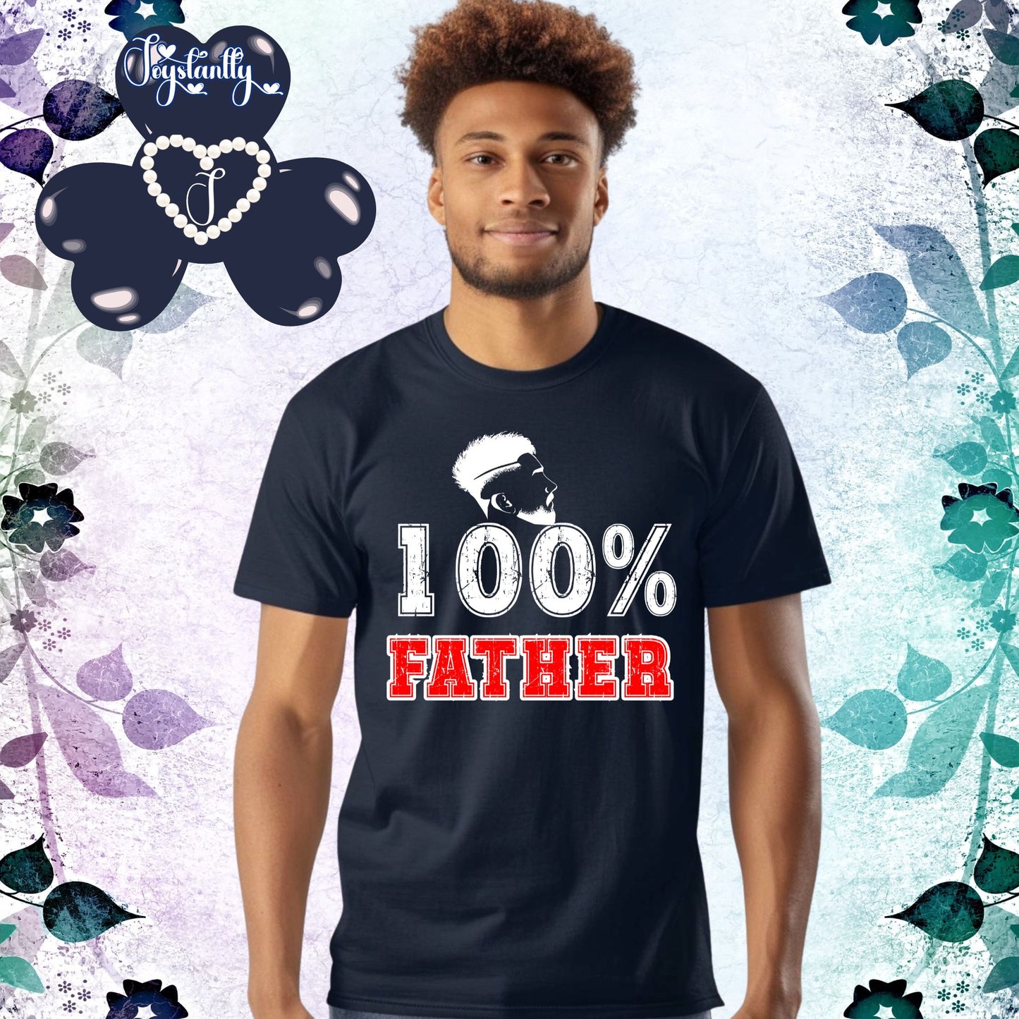Navy Blue Shirt. Perfect Shirt For Responsible Fathers