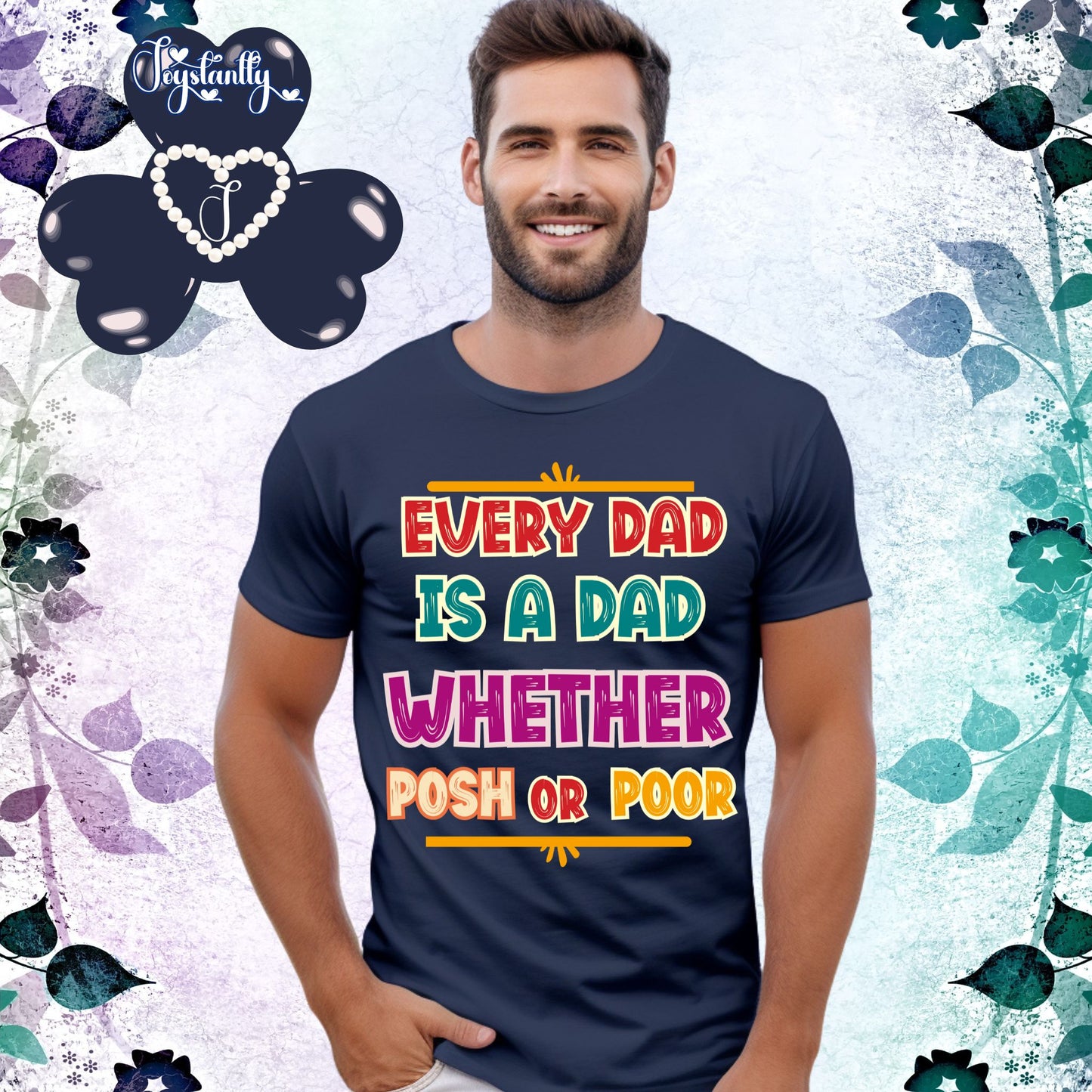 Navy Blue. Perfect Shirt For Witty Dads