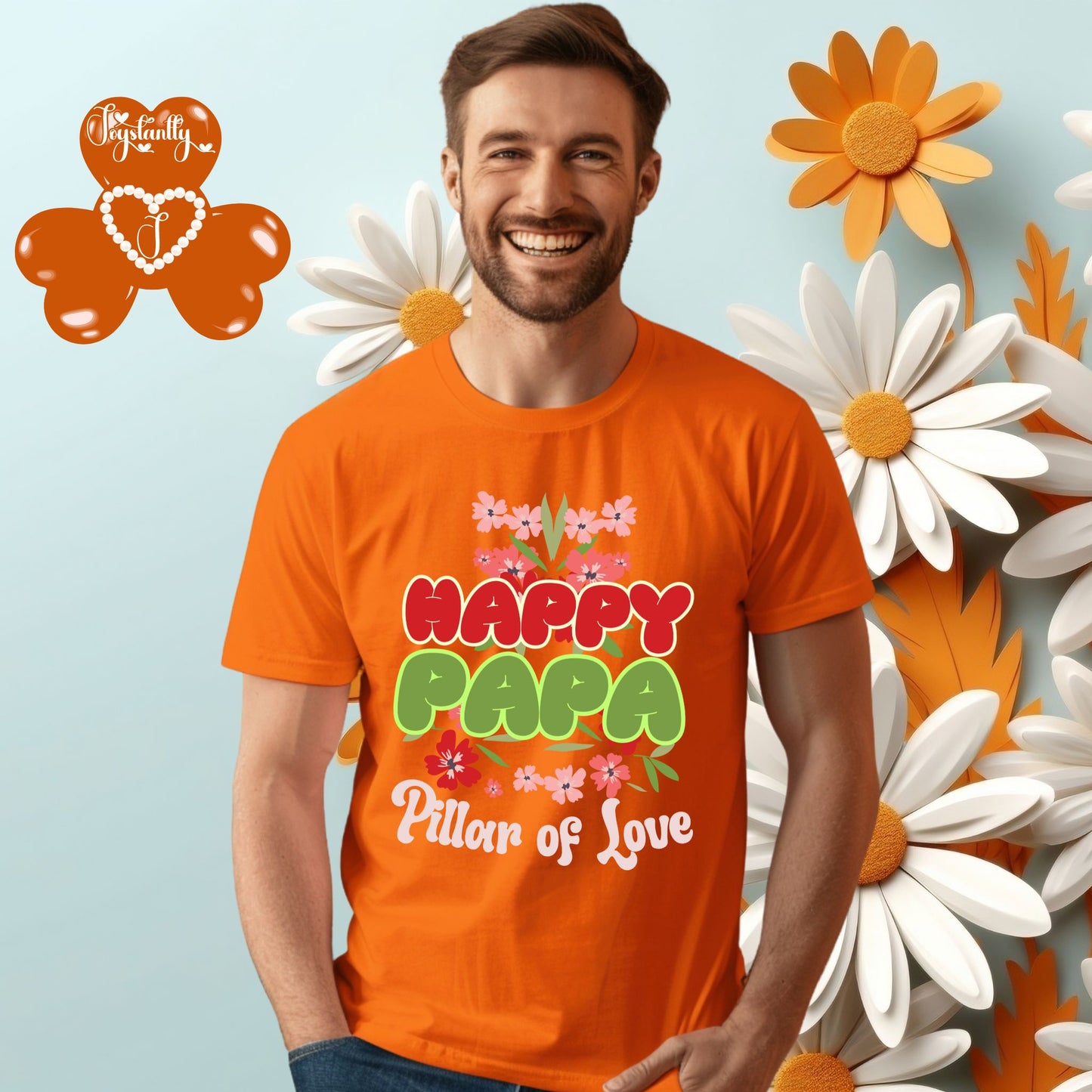 Orange Shirt. Perfect Shirt For Happy Dads.