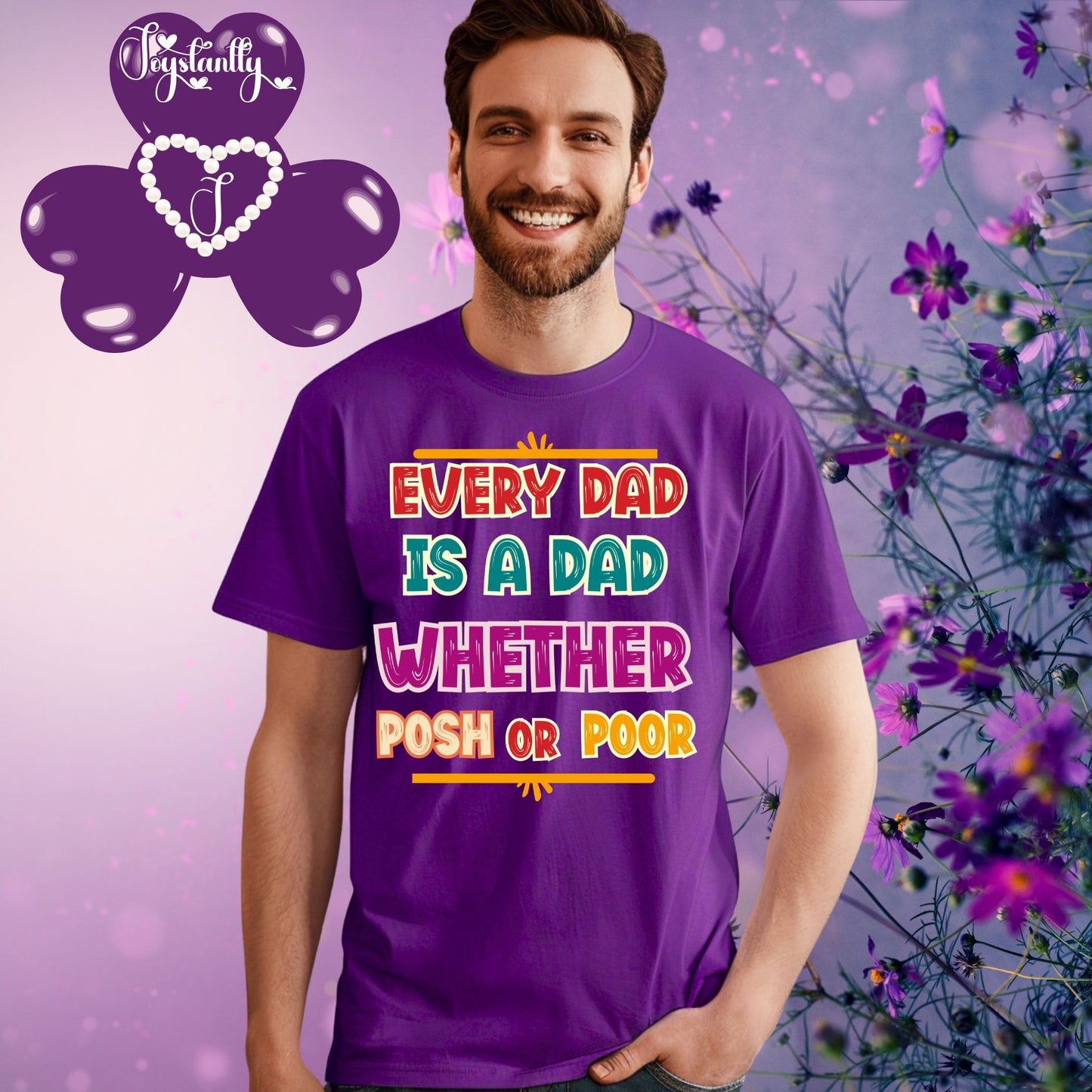 Purple Shirt. Perfect Shirt For Witty Dads