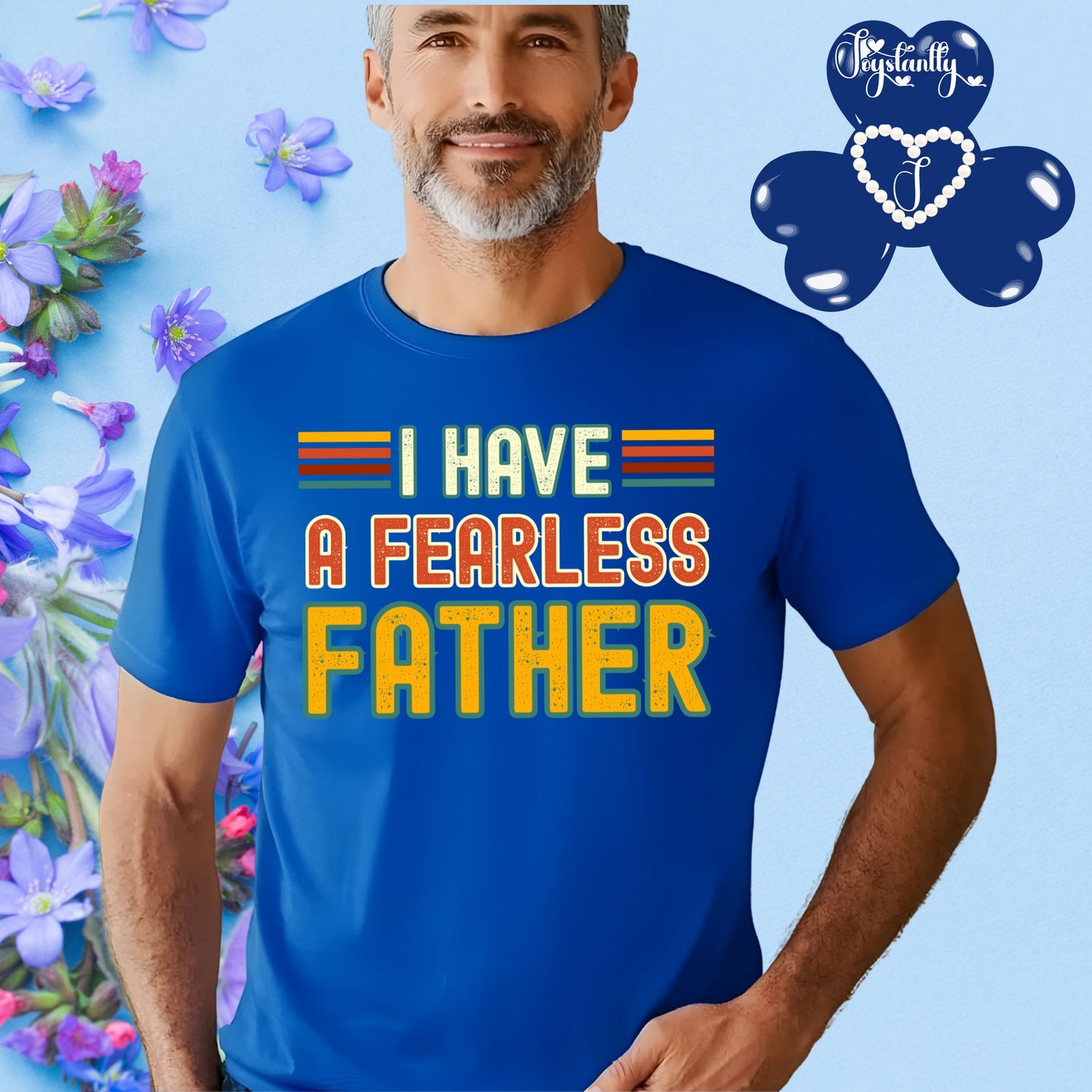 Royal Blue Shirt. Perfect Shirt To Honor Daring Dads.