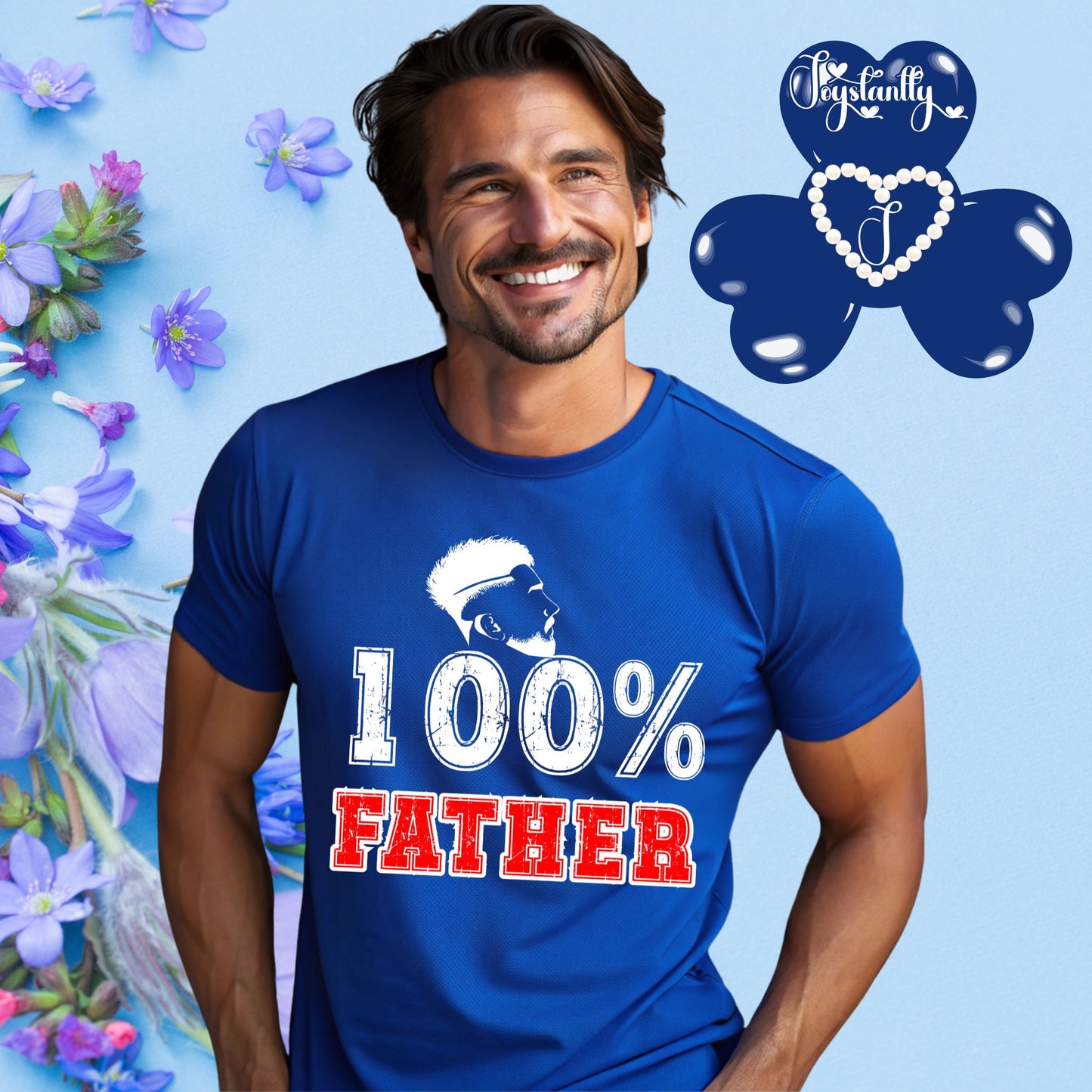 Royal Blue Shirt. Perfect Shirt For Responsible Fathers