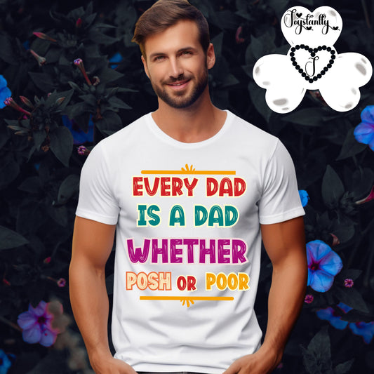 White Shirt. Perfect Shirt For Witty Dads