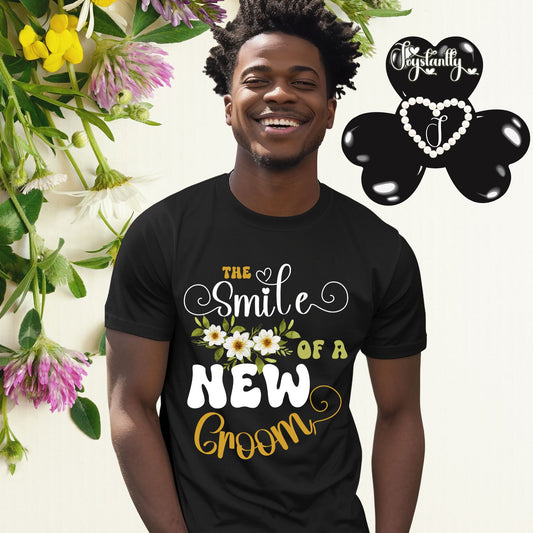 Bachelor's Party Shirt. Black Tee.