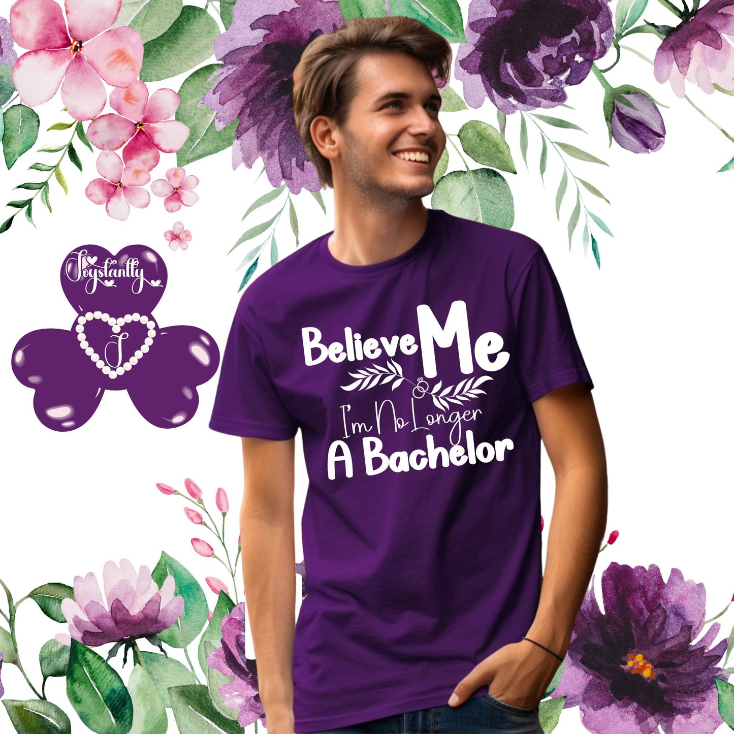 Funny Bachelor's Party Purple T-shirt