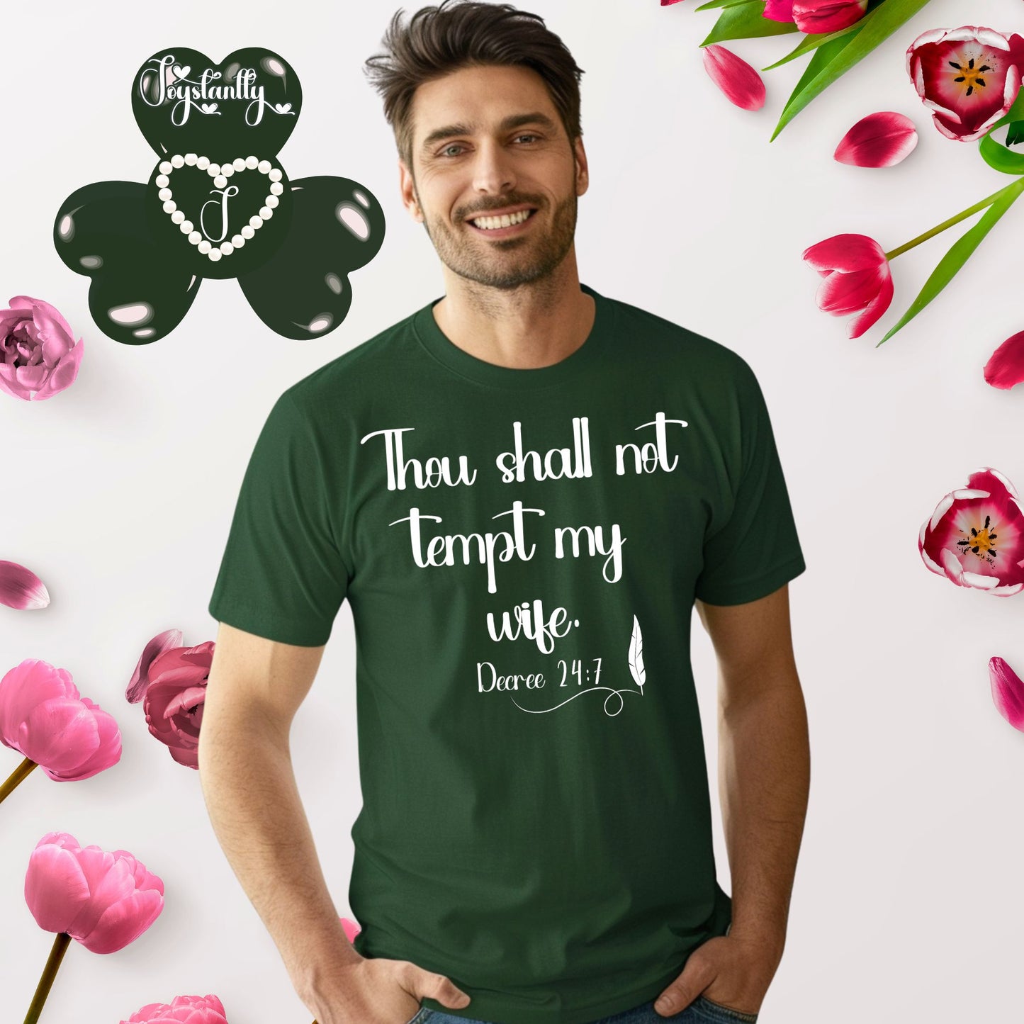 Forest Green Shirt. Funny Shirt For Newlyweds