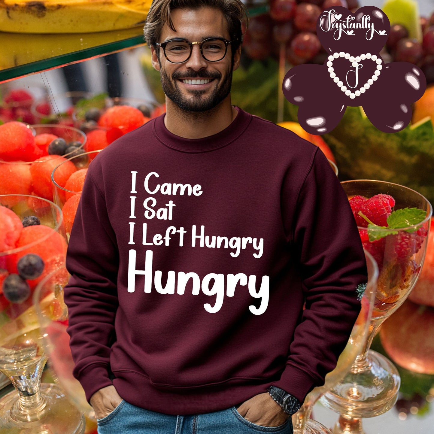 Funny Bachelor's Party Maroon Sweatshirt